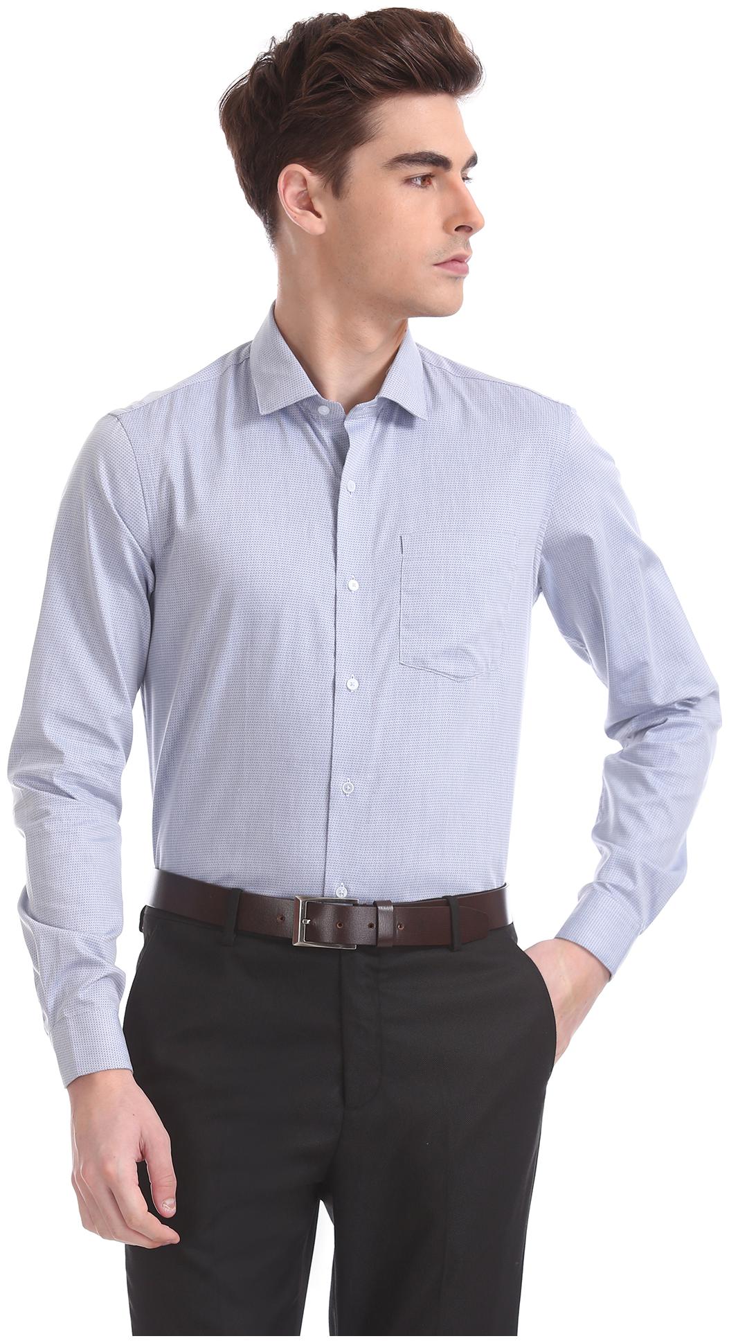 

Arrow Men Slim fit Formal Shirt - Blue