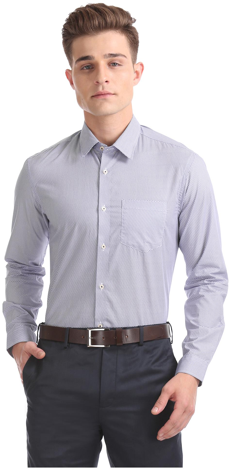 

Arrow Men Slim fit Formal Shirt - Blue