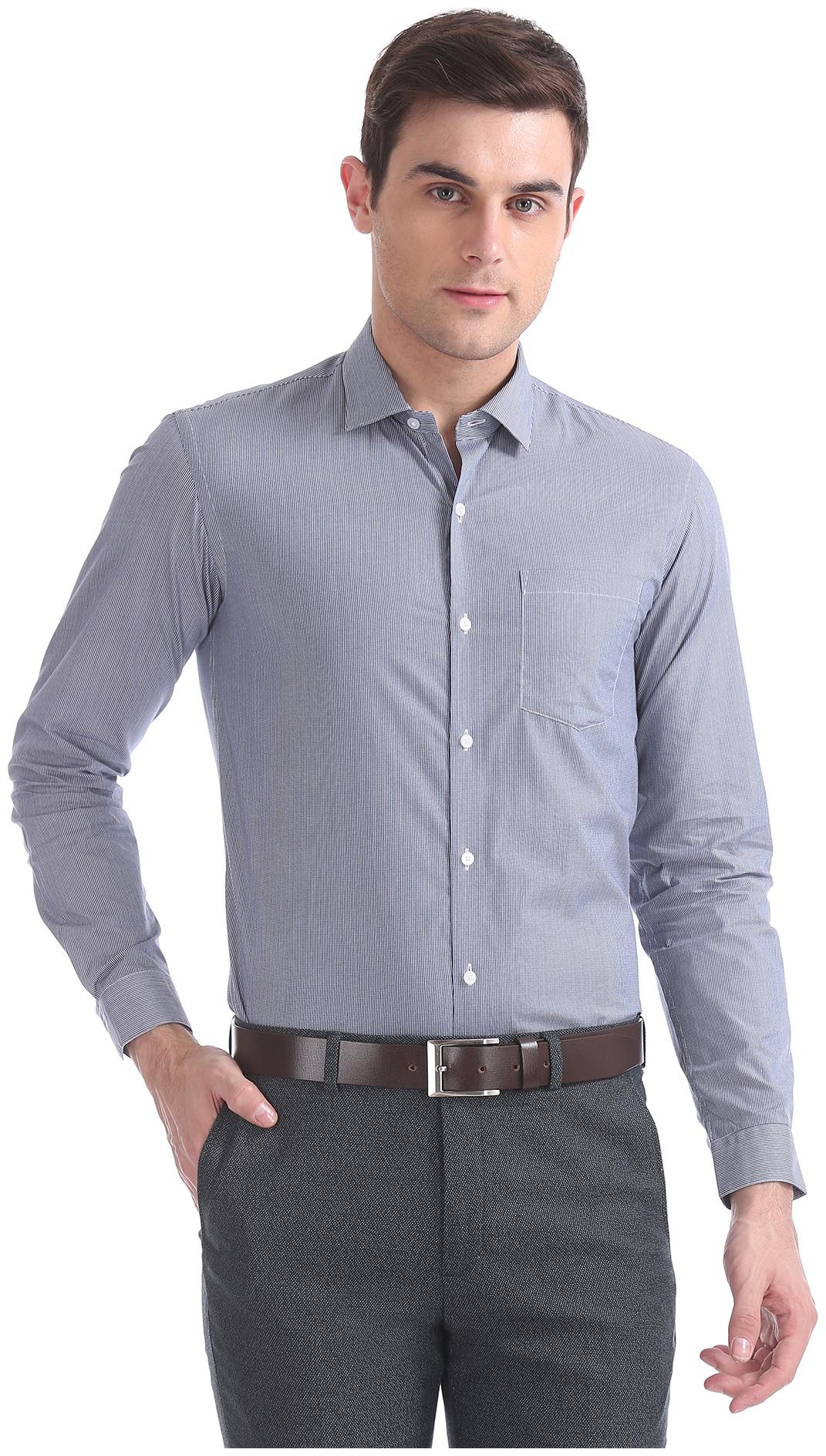 

Arrow Men Slim fit Formal Shirt - Blue