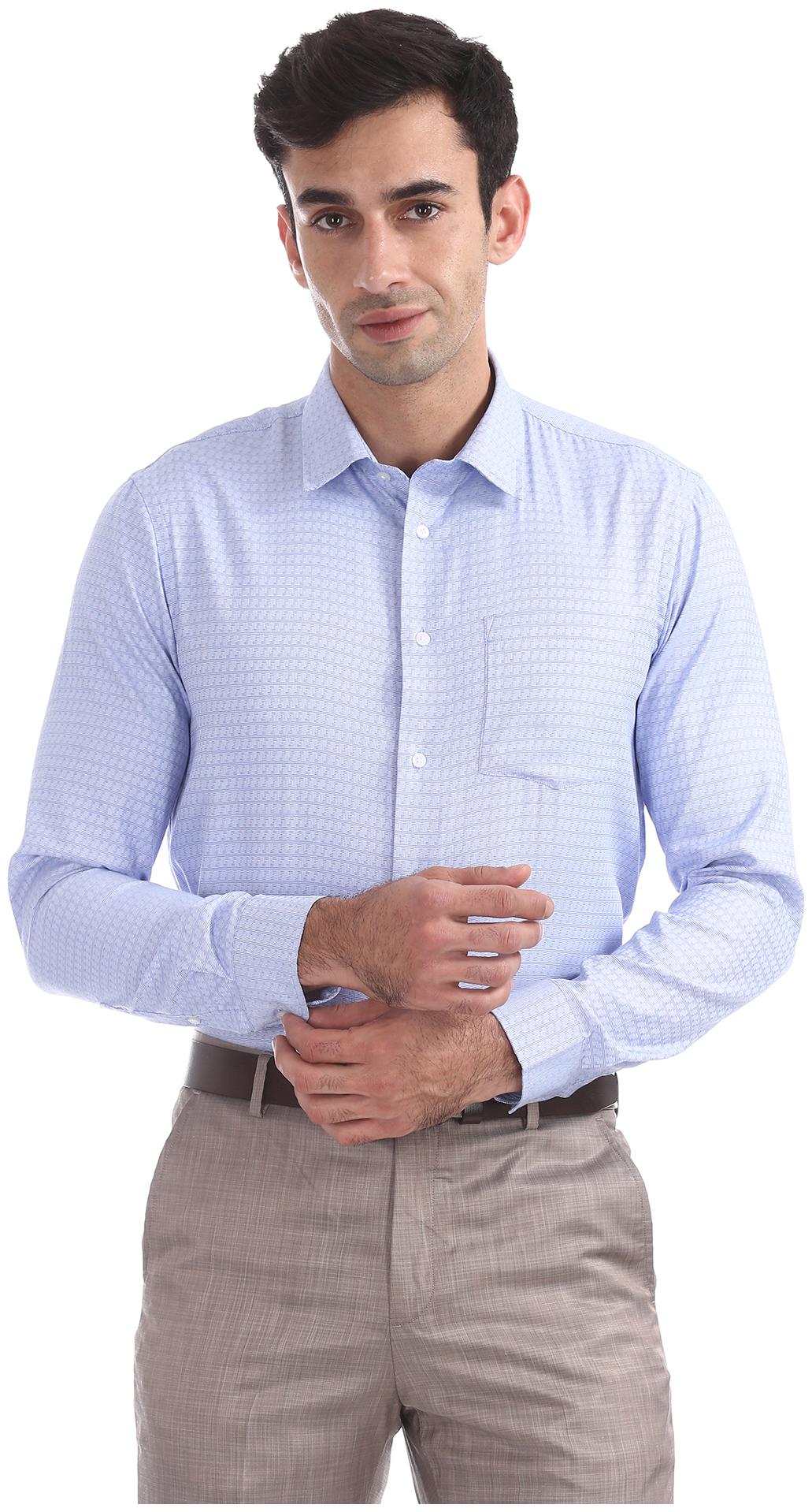 

Arrow Men Slim fit Formal Shirt - Blue