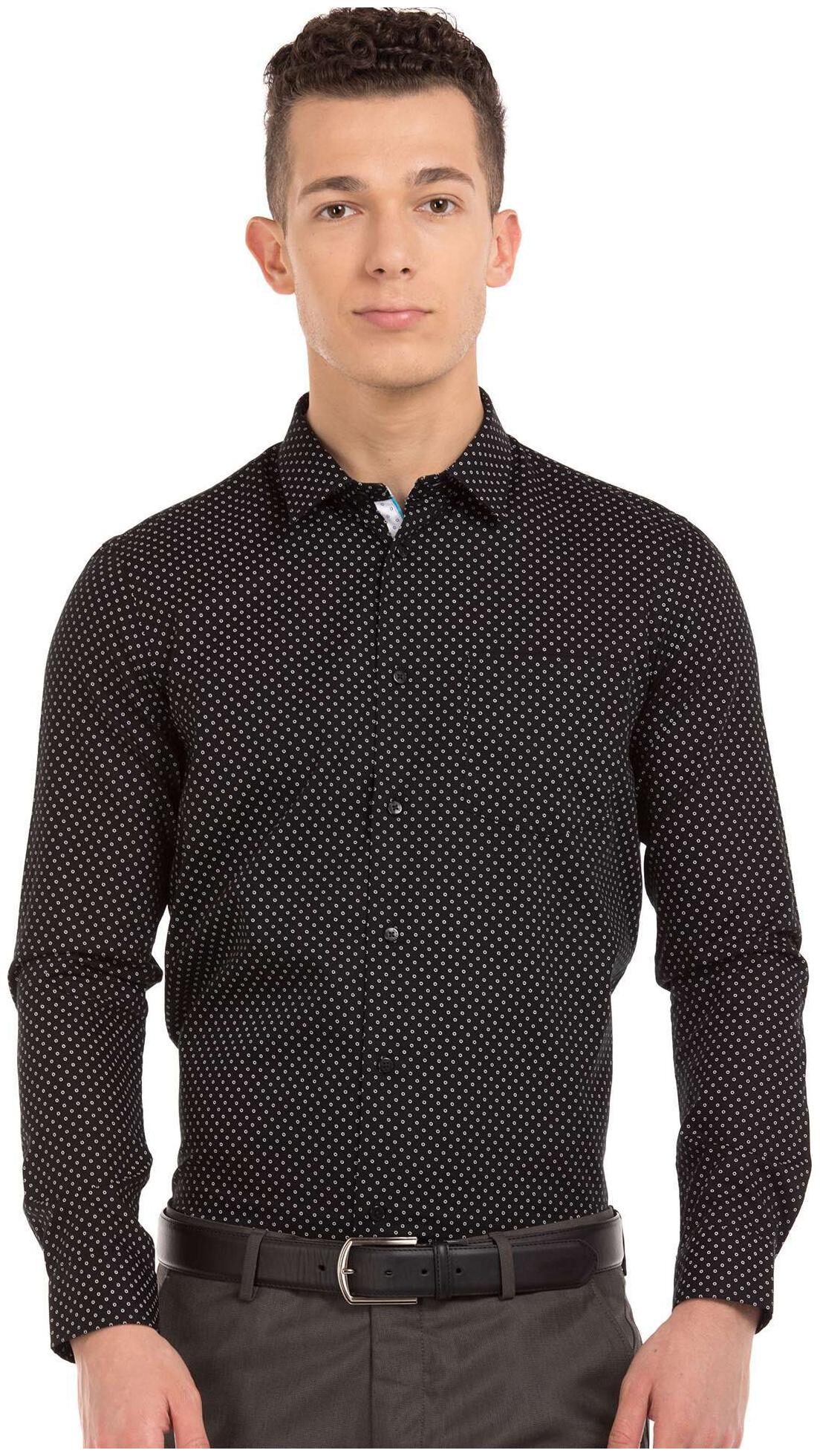 

Arrow Men Slim fit Formal Shirt - Black
