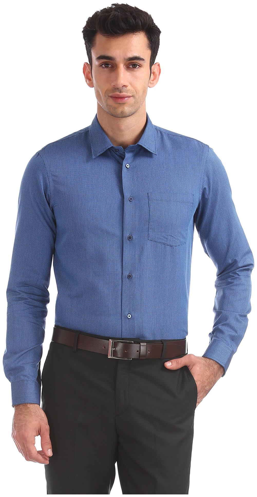 

Arrow Men Slim fit Formal Shirt - Blue