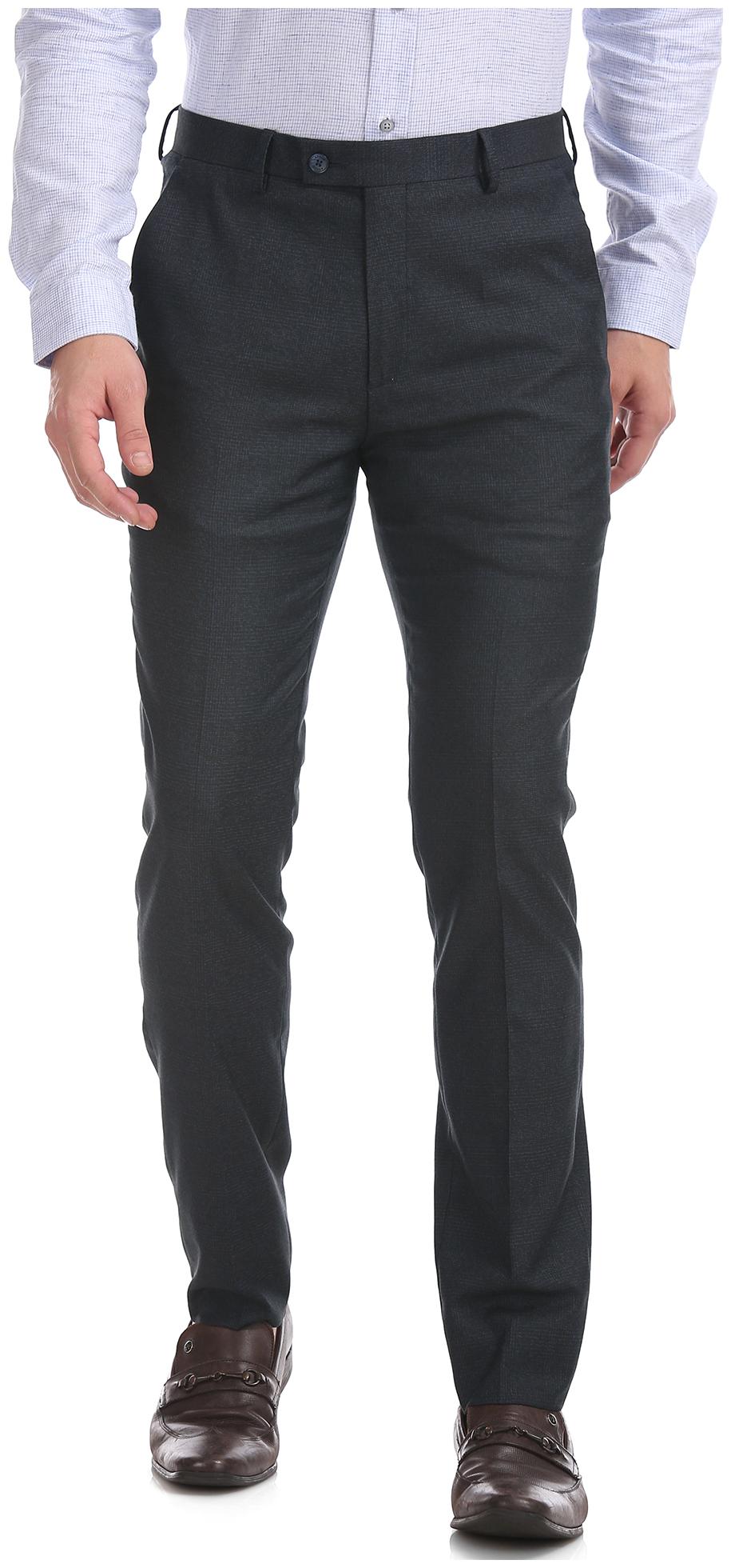 

Arrow Men Solid Slim Fit Formal Trouser - Blue