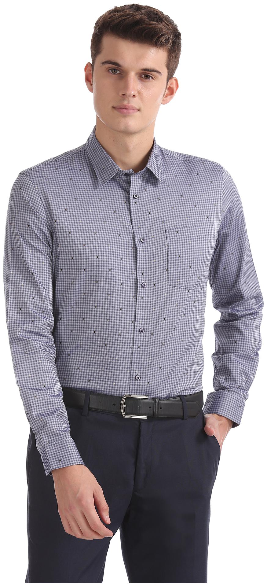 

Arrow Men Slim fit Formal Shirt - Blue