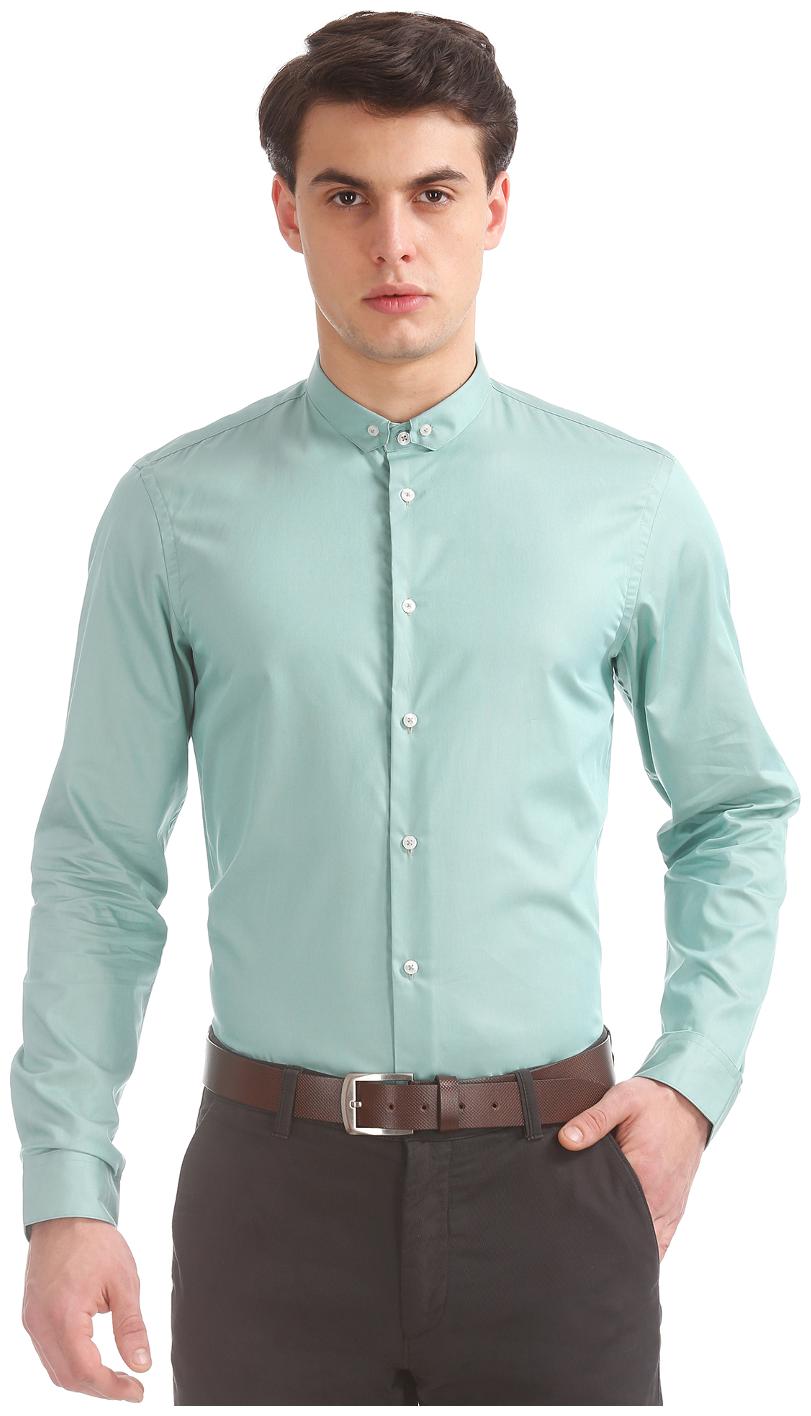 

Arrow Men Slim fit Formal Shirt - Green