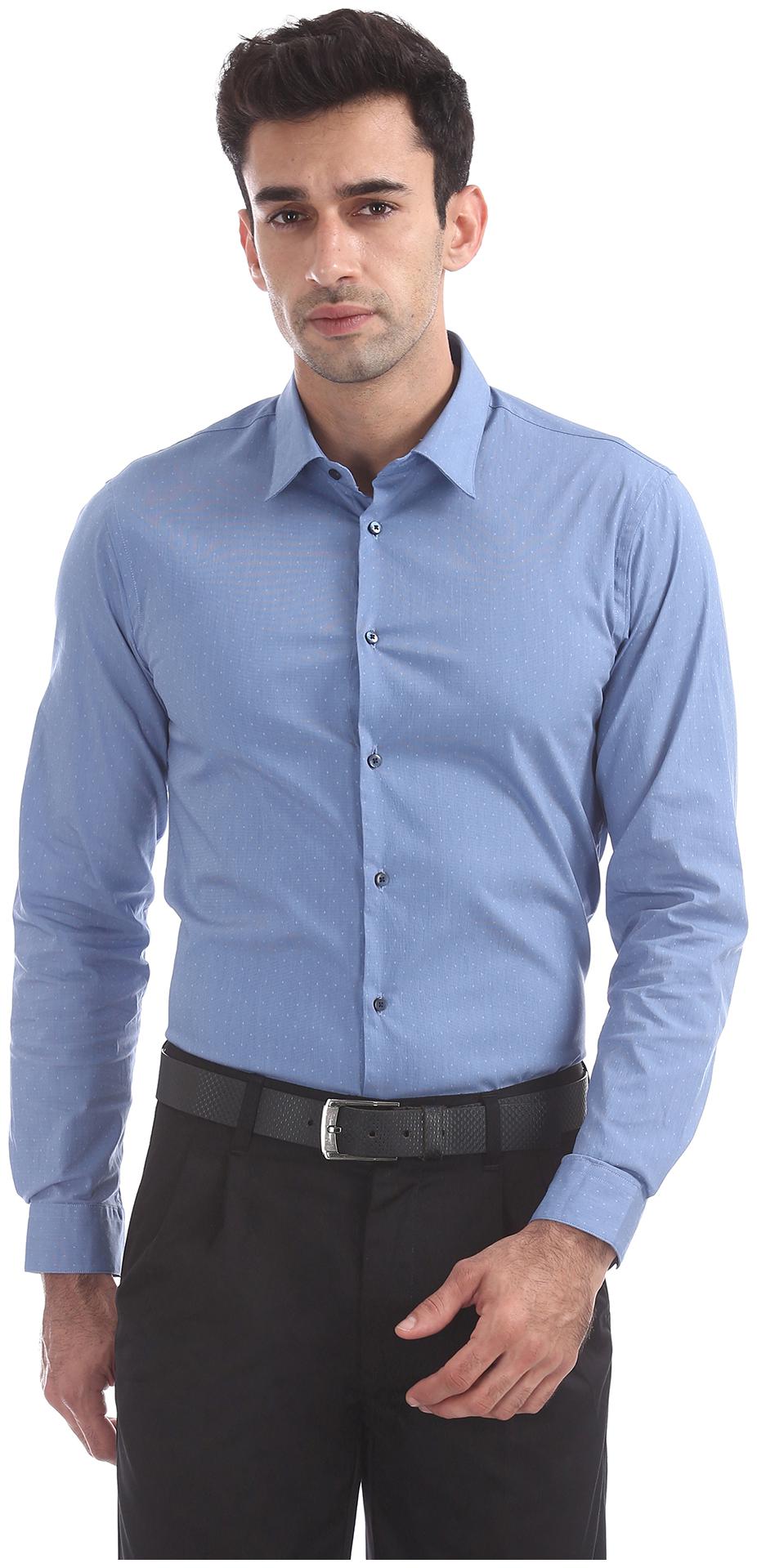

Arrow Men Slim fit Formal Shirt - Blue