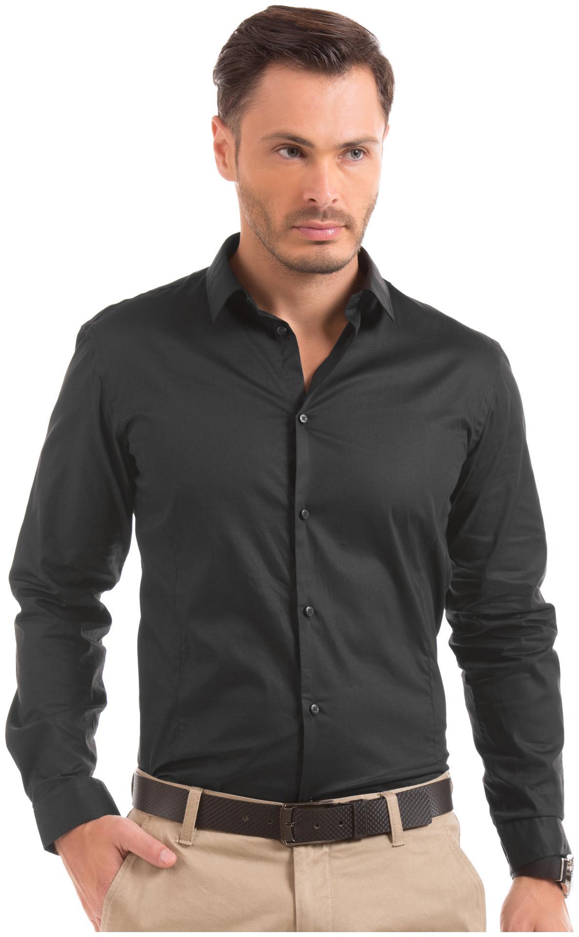 

Arrow Men Slim fit Formal Shirt - Black