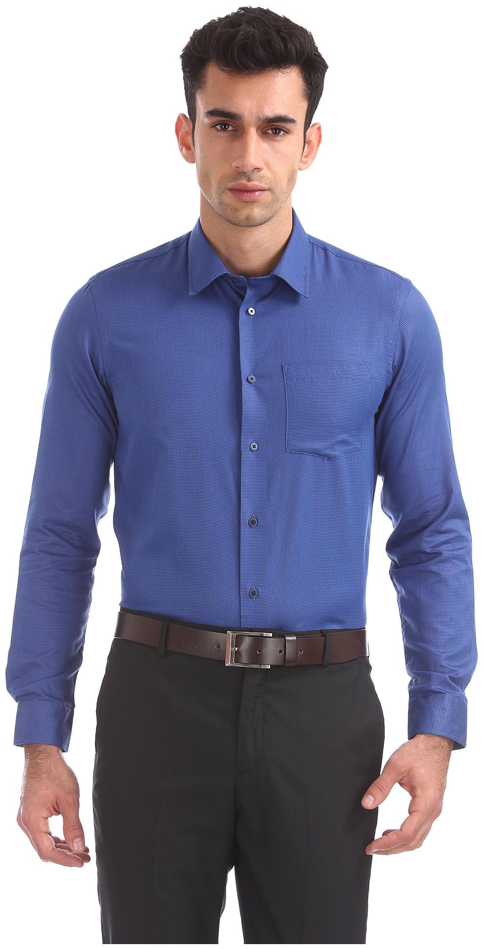 

Arrow Men Slim fit Formal Shirt - Blue