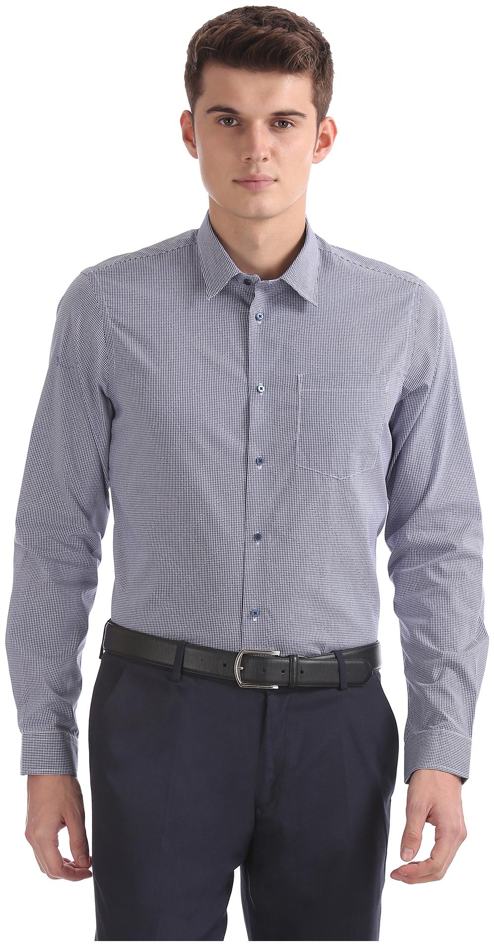 

Arrow Men Slim fit Formal Shirt - Blue