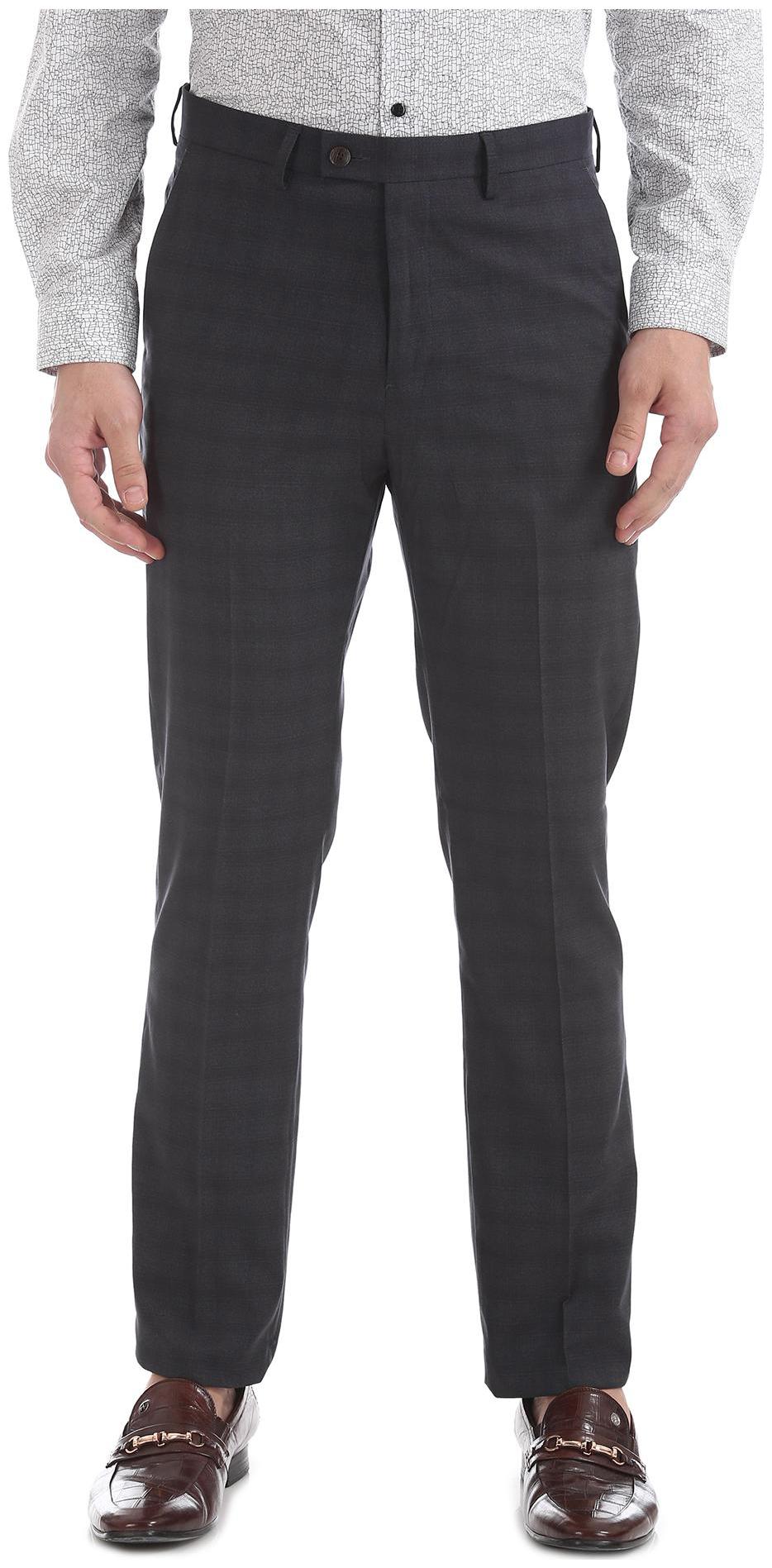 

Arrow Newyork Tapered Fit Solid Trousers