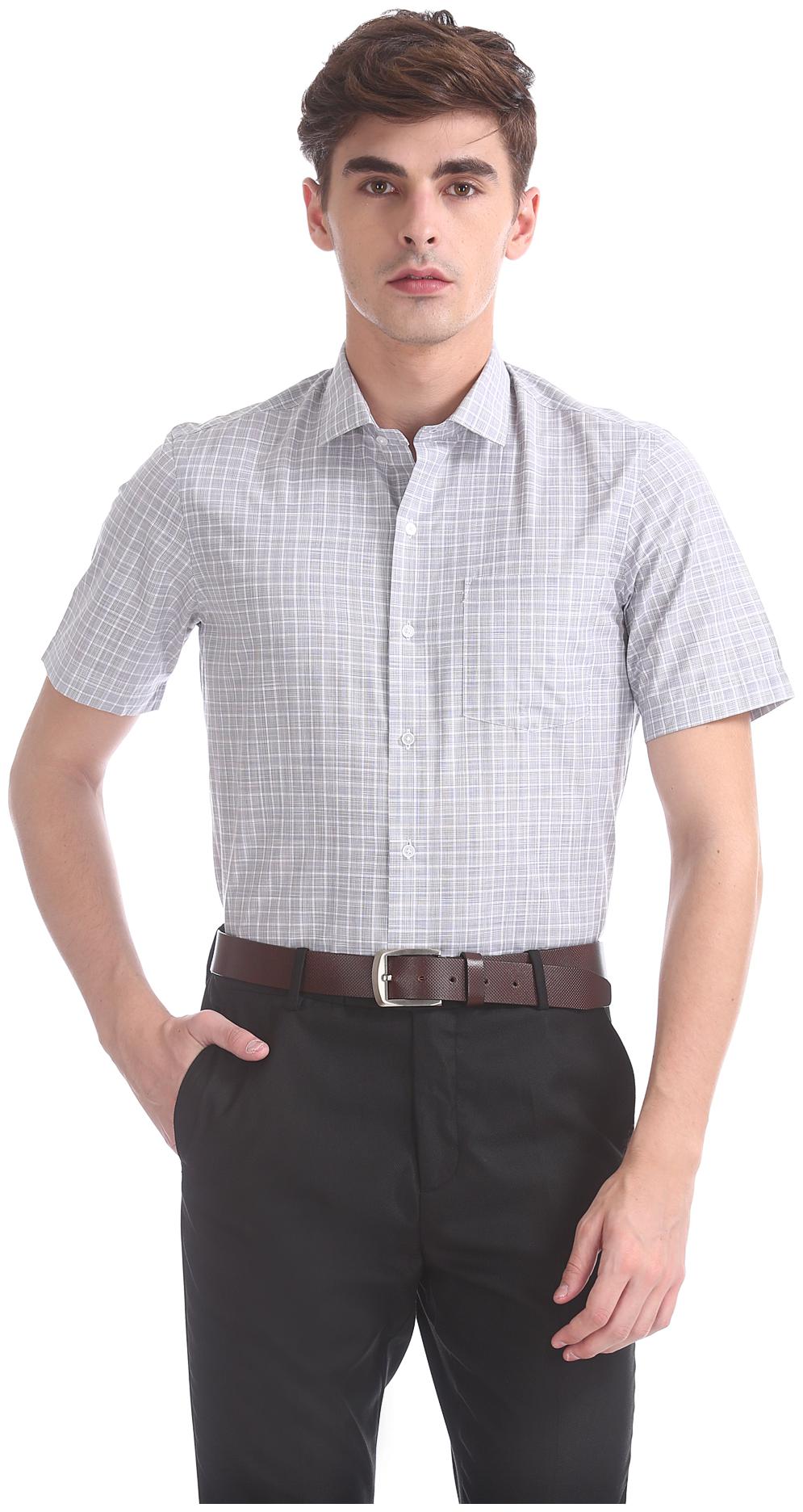 

Arrow Men Slim fit Formal Shirt - Grey