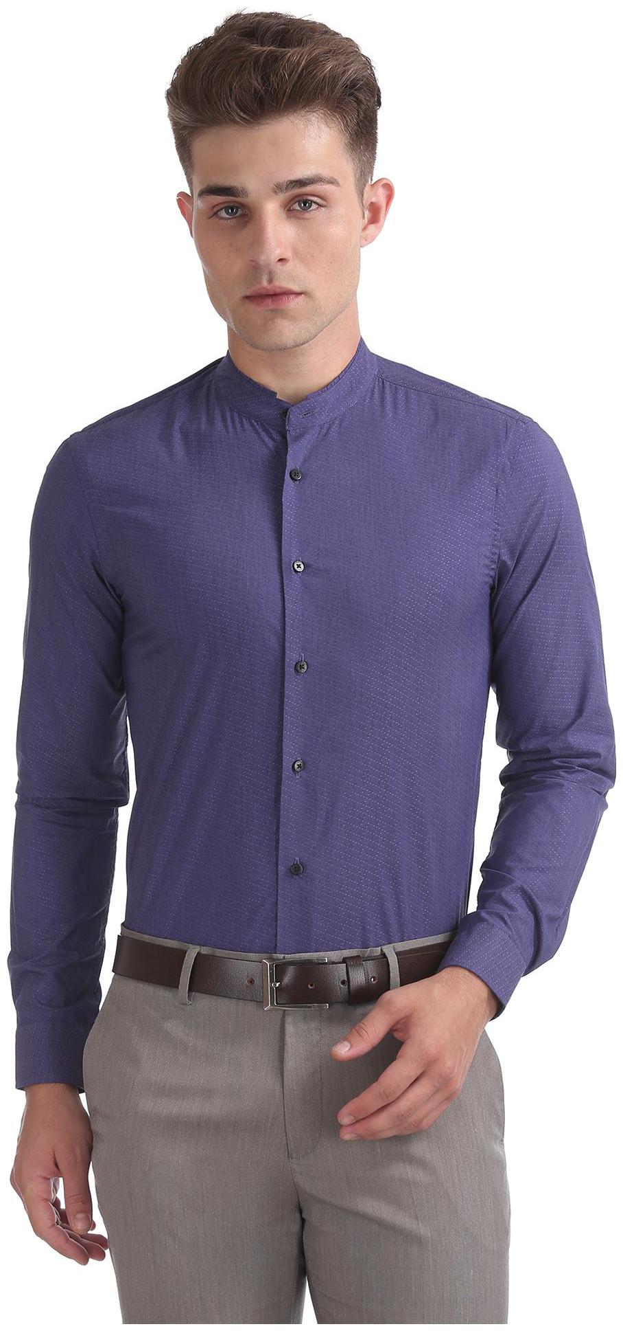 

Arrow Men Slim fit Formal Shirt - Purple