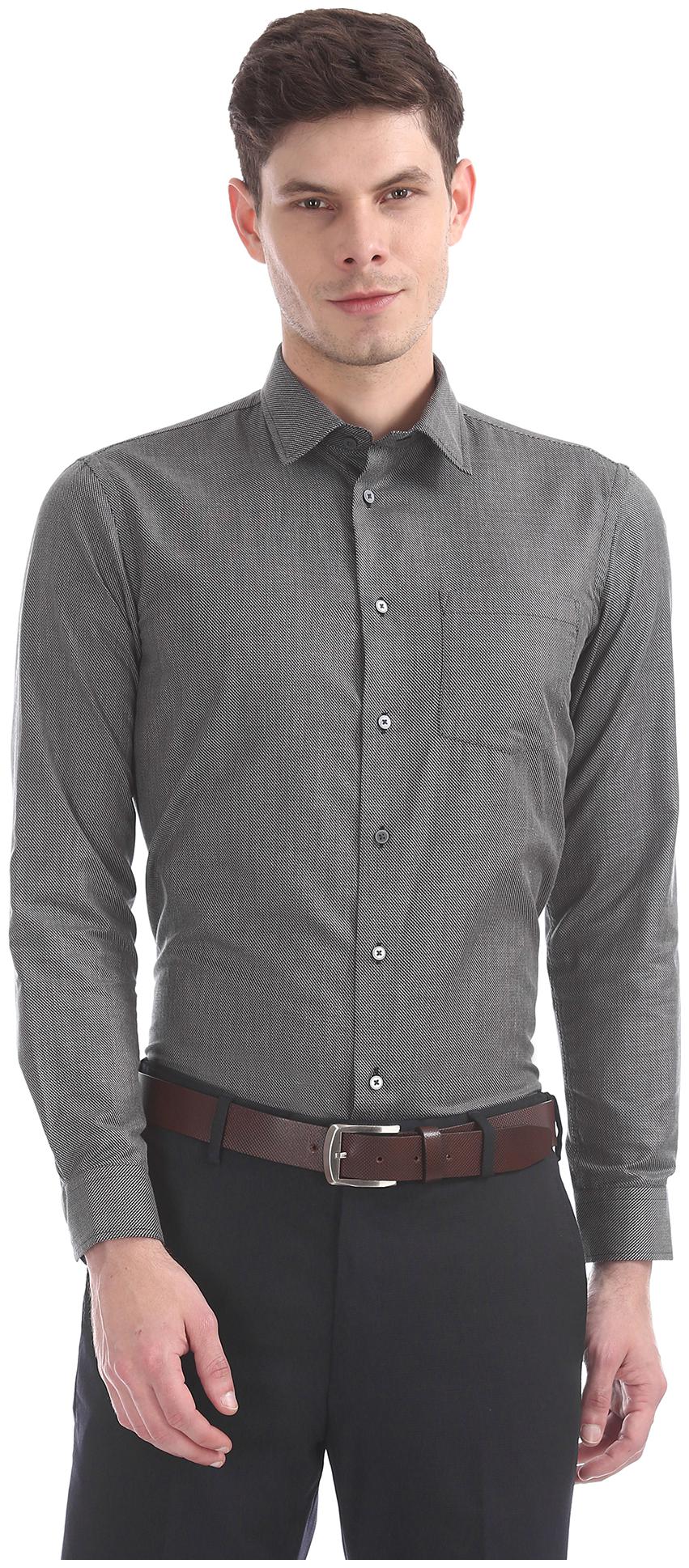 

Arrow Men Slim fit Formal Shirt - Grey