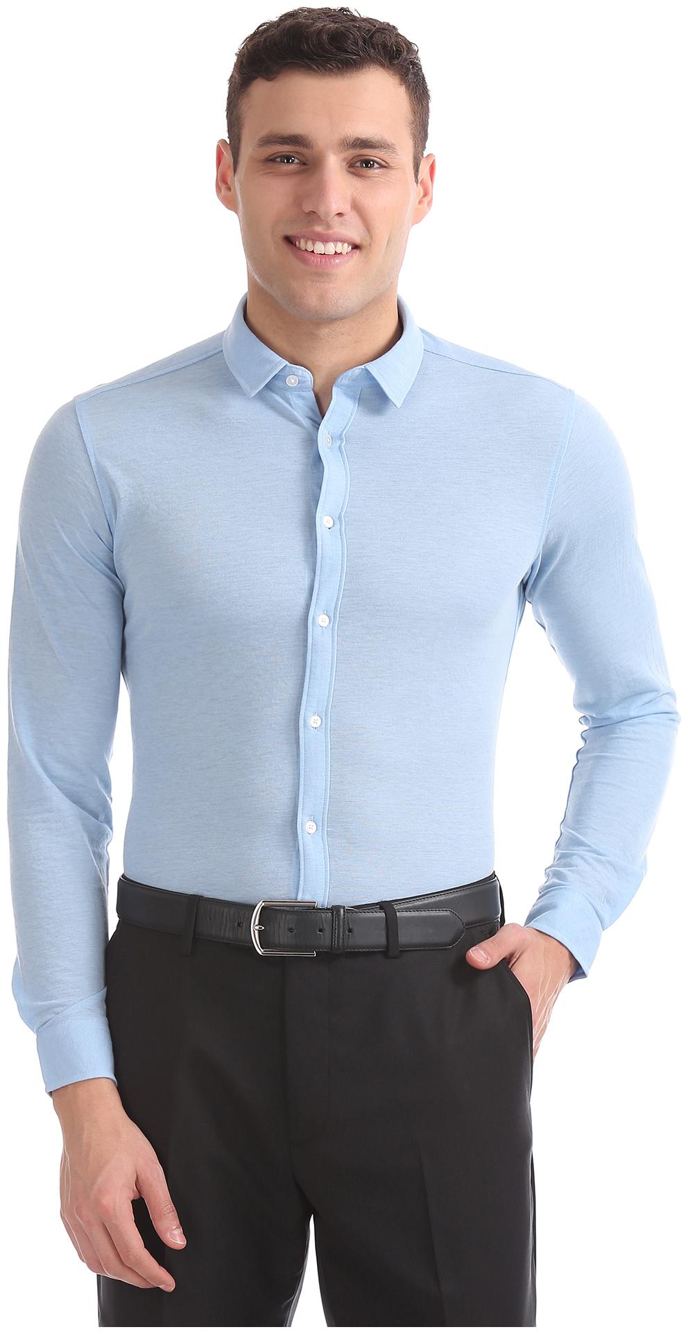 

Arrow Men Slim fit Formal Shirt - Blue