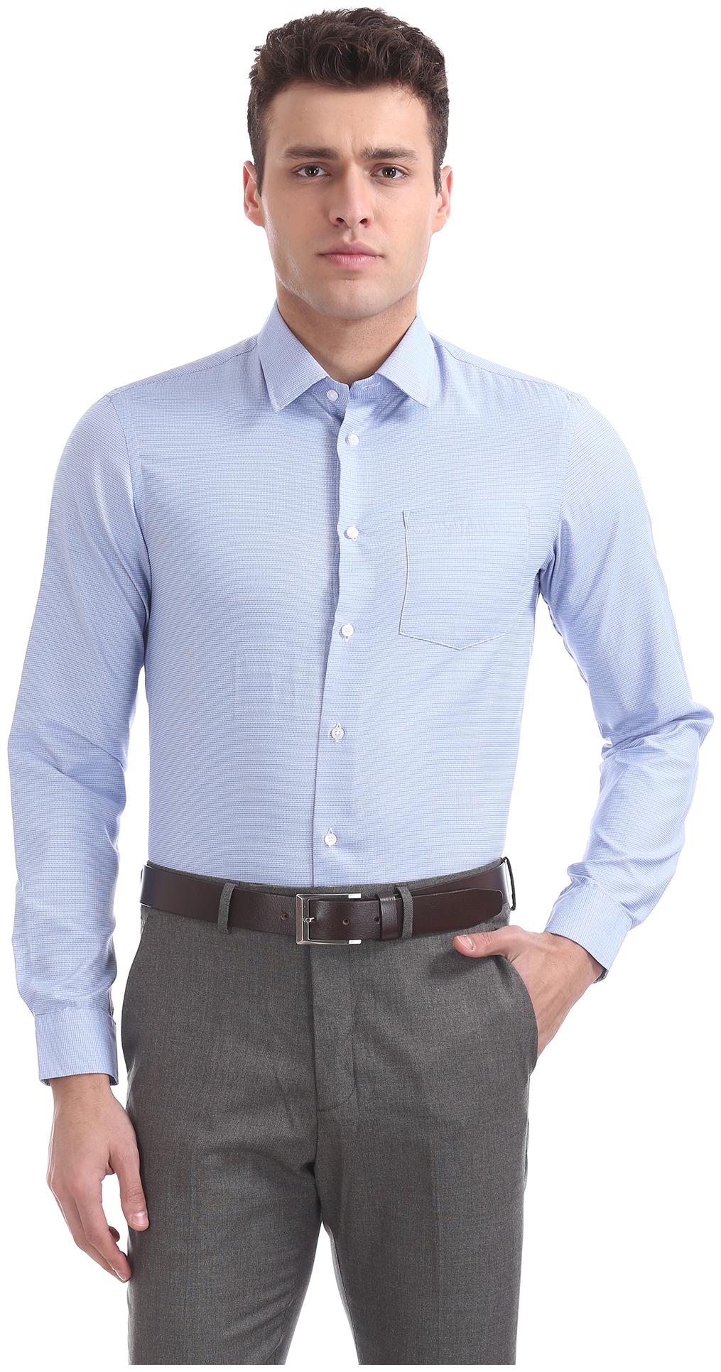 

Arrow Men Slim fit Formal Shirt - Blue