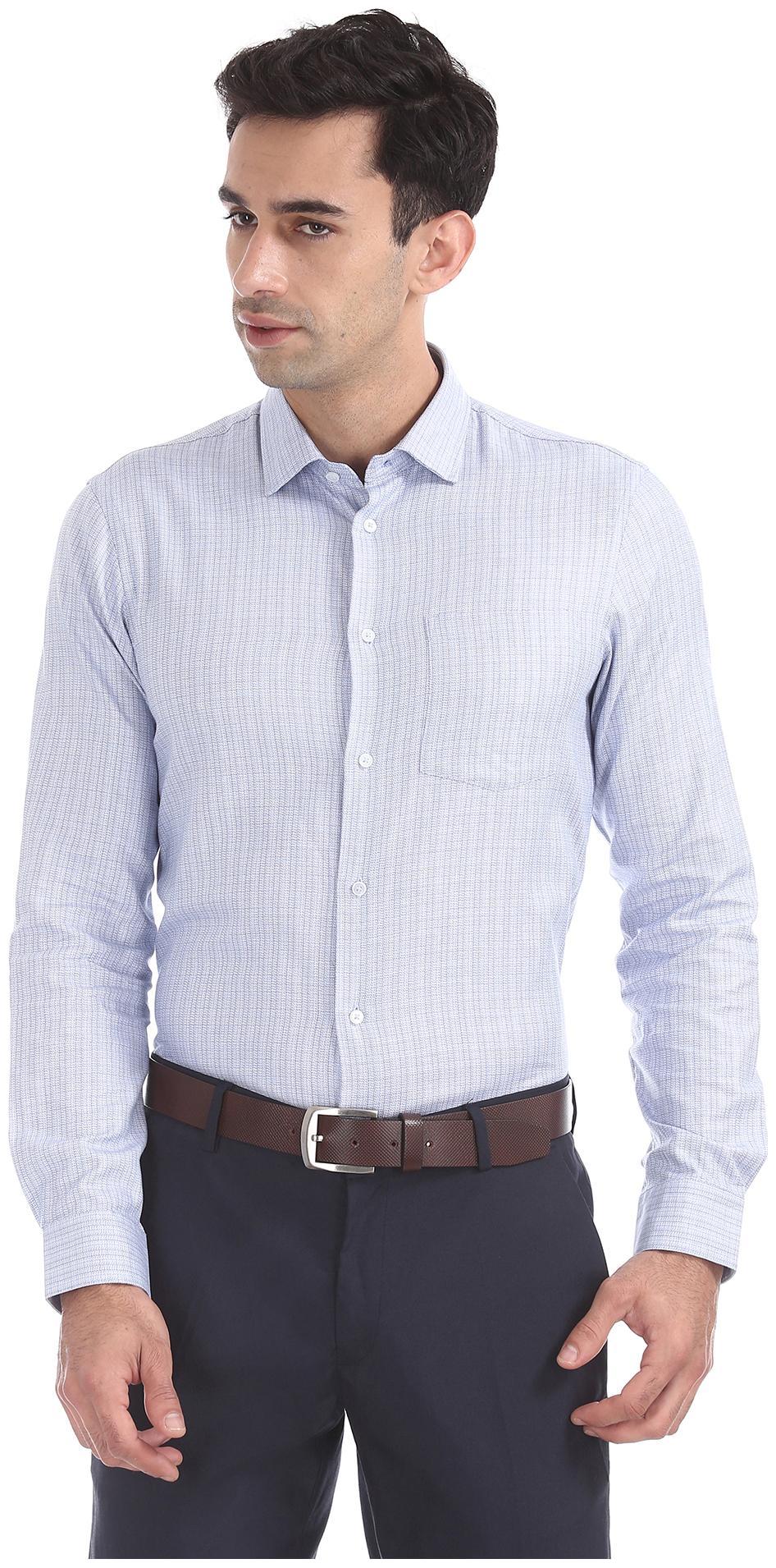 

Arrow Men Slim fit Formal Shirt - Blue