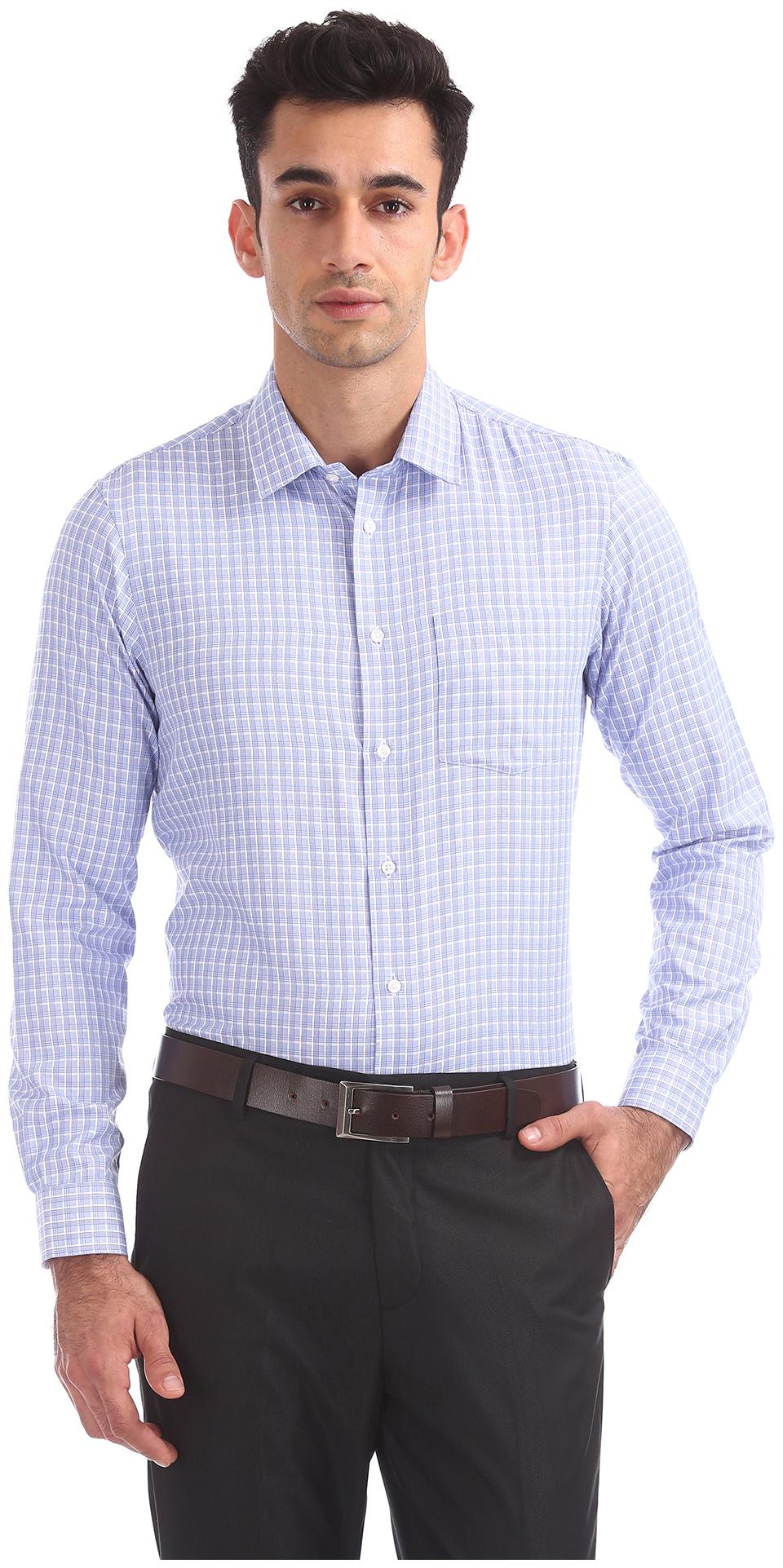 

Arrow Men Slim fit Formal Shirt - Blue