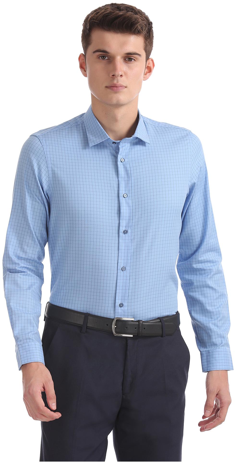 

Arrow Men Slim fit Formal Shirt - Blue