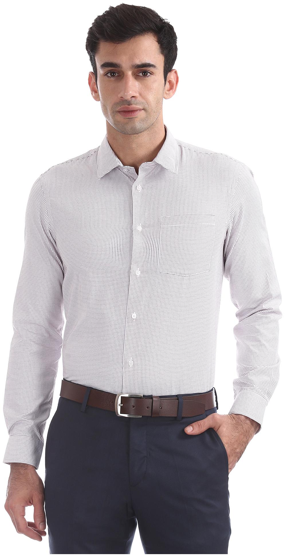 

Arrow Men Slim fit Formal Shirt - Red