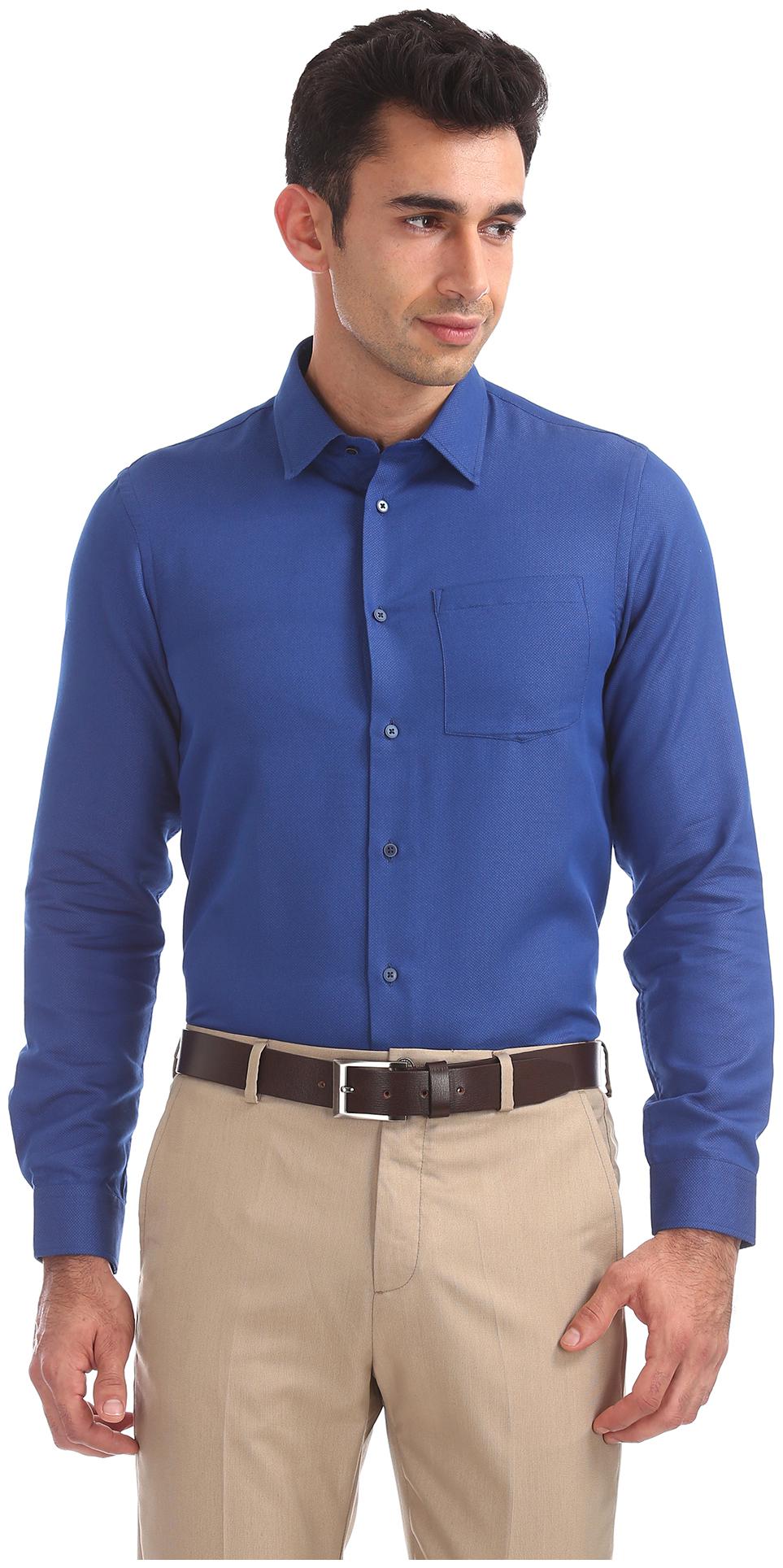 

Arrow Men Slim fit Formal Shirt - Blue