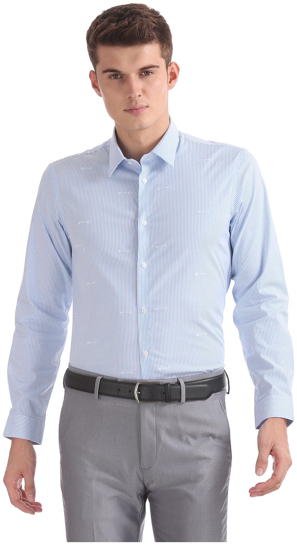

Arrow Men Slim fit Formal Shirt - Blue