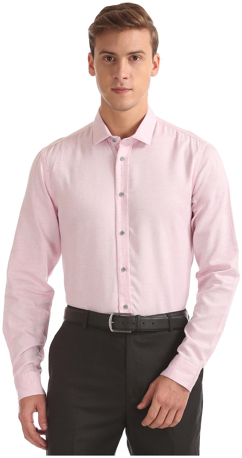 

Arrow Men Slim fit Formal Shirt - Pink