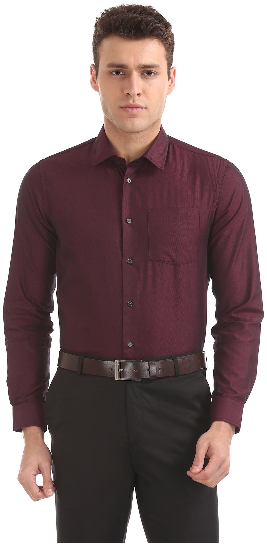 

Arrow Men Slim fit Formal Shirt - Red