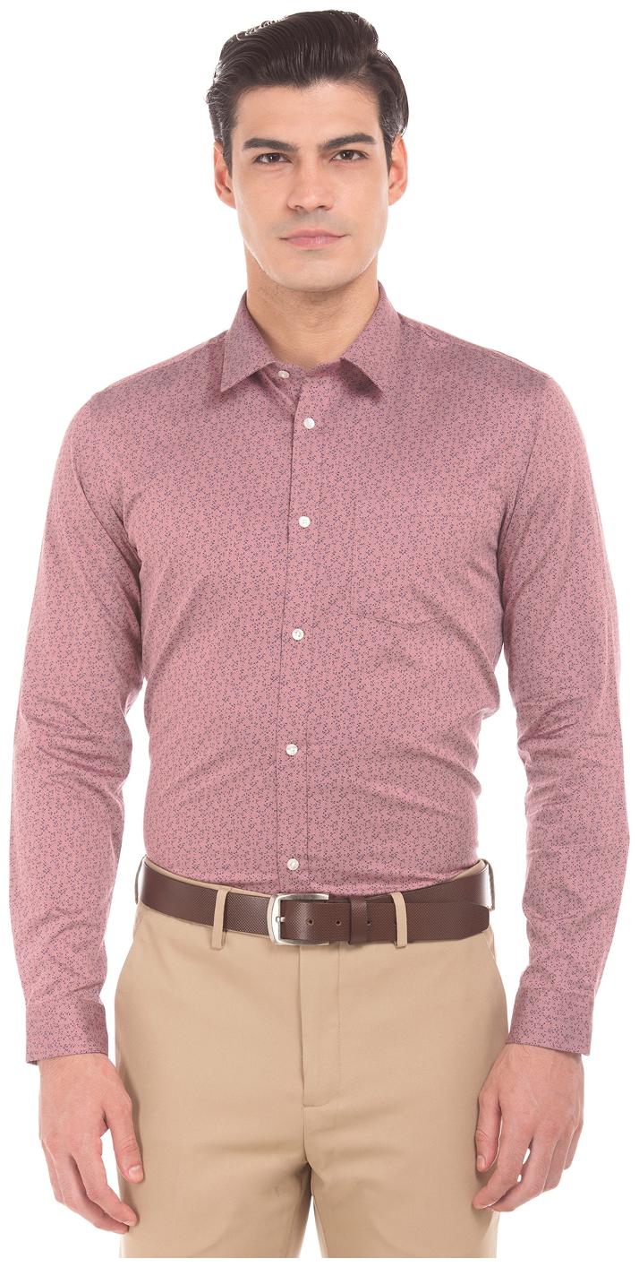 

Arrow Men Slim fit Formal Shirt - Pink