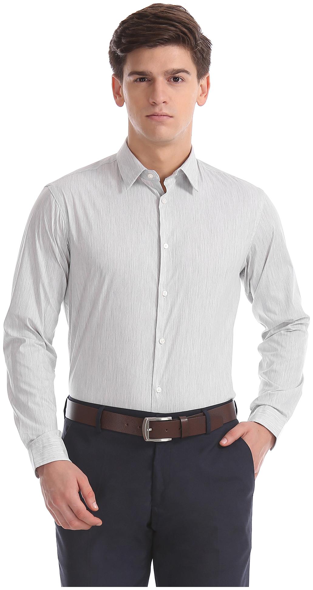 

Arrow Men Slim fit Formal Shirt - Grey