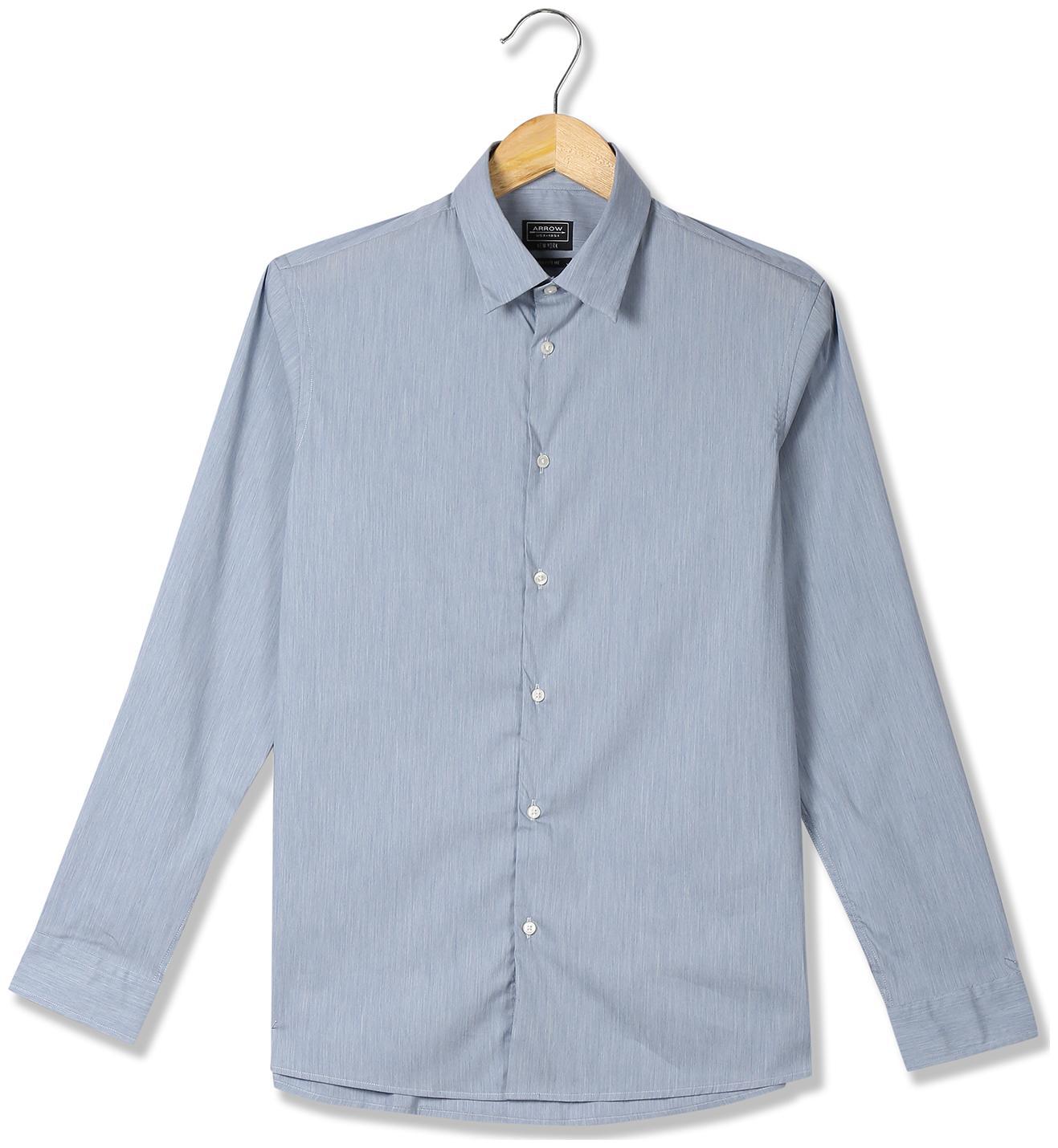 

Arrow Men Super slim fit Formal Shirt - Blue