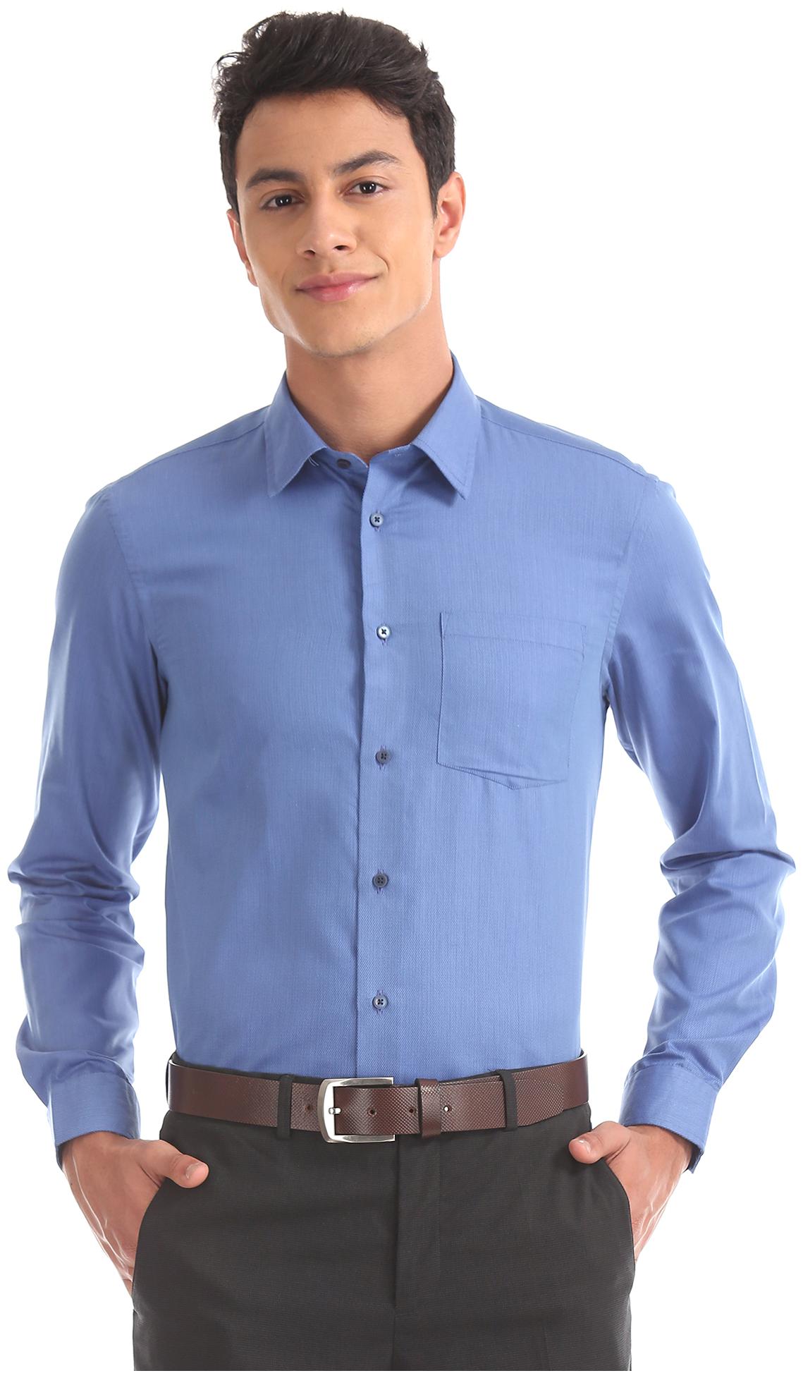 

Arrow Men Slim fit Formal Shirt - Blue