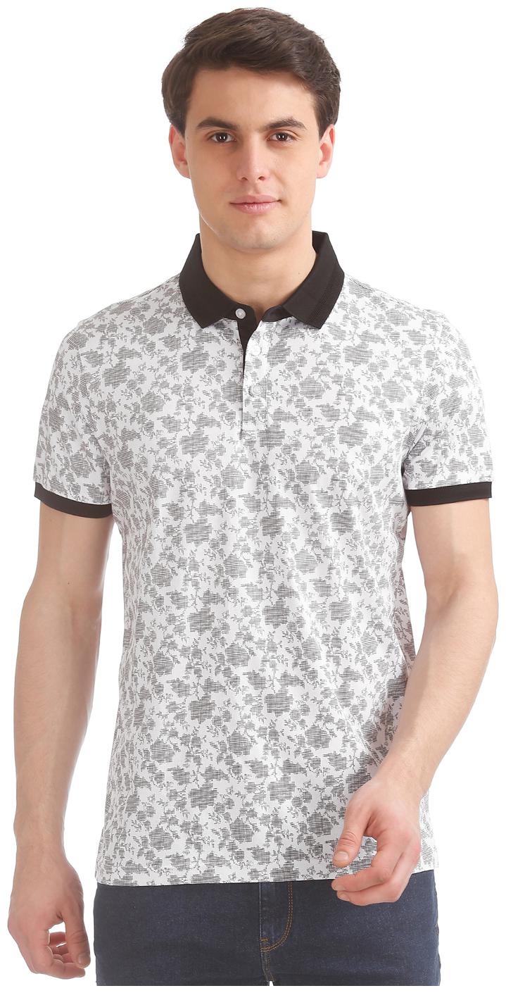 

Arrow Men White Regular fit Cotton Polo collar T-Shirt - Pack Of 1