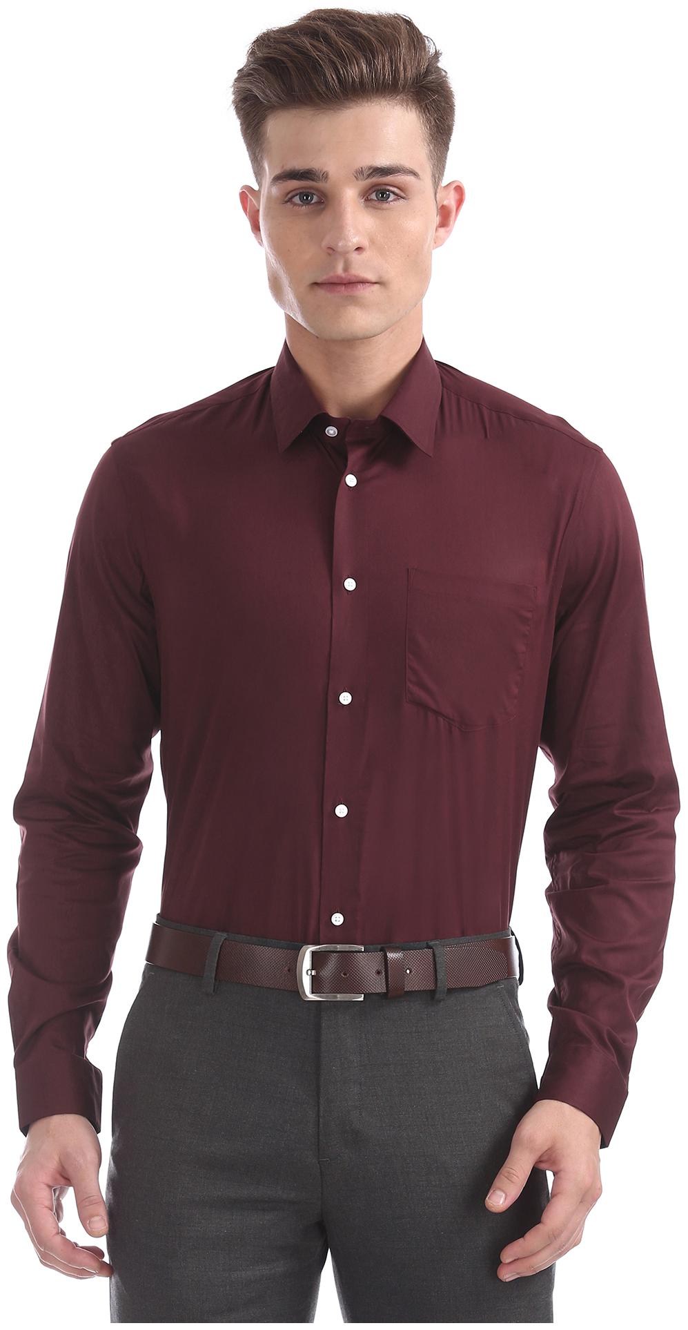 

Arrow Men Slim fit Formal Shirt - Red