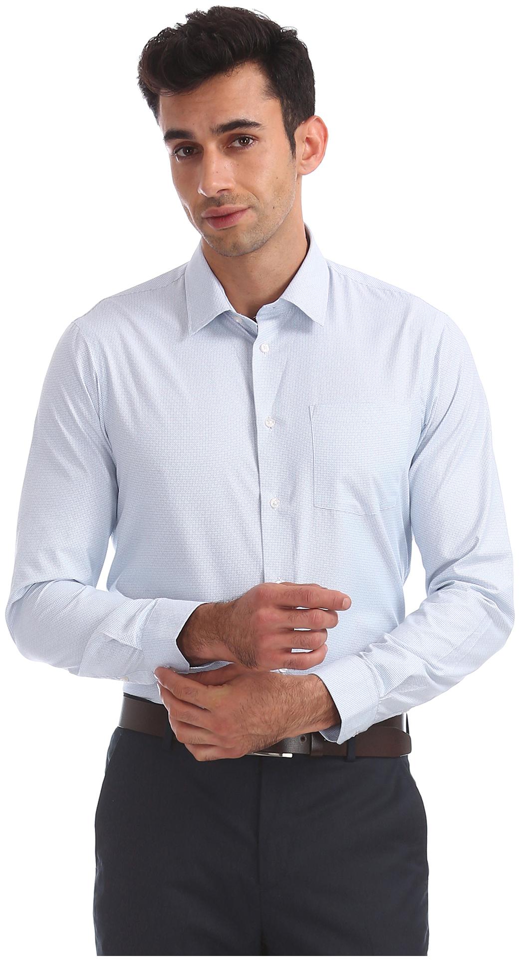 

Arrow Men Slim fit Formal Shirt - Blue