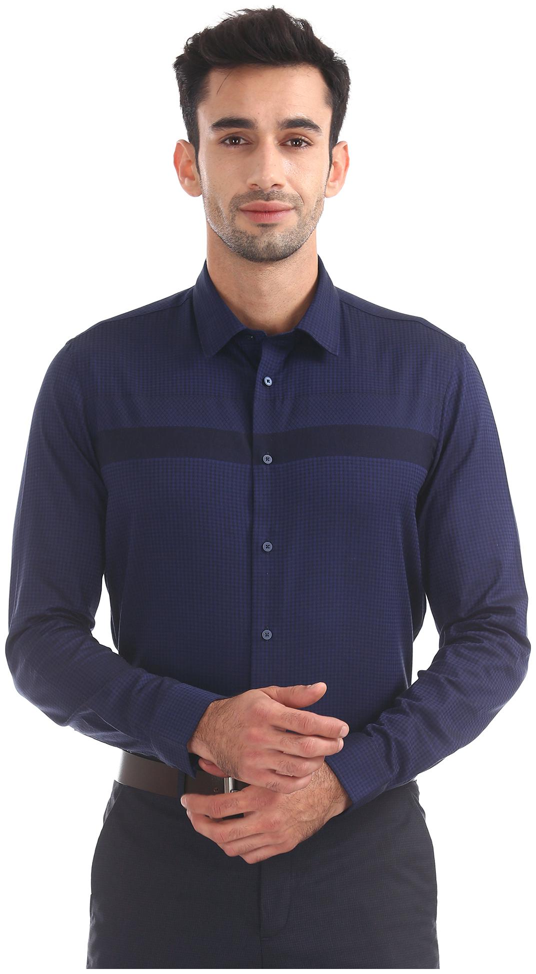 

Arrow Men Slim fit Formal Shirt - Blue