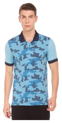 

Arrow Men Blue Regular fit Polyester Polo collar T-Shirt - Pack Of 1