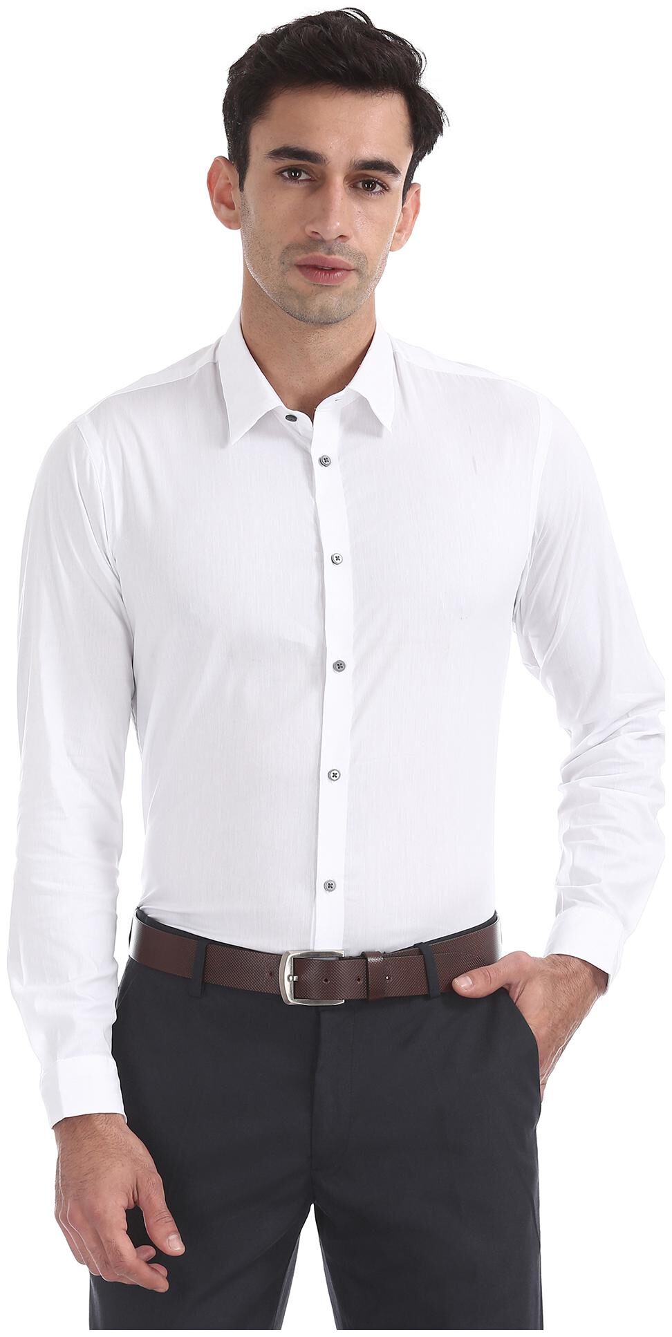 

Arrow Men Slim fit Formal Shirt - White