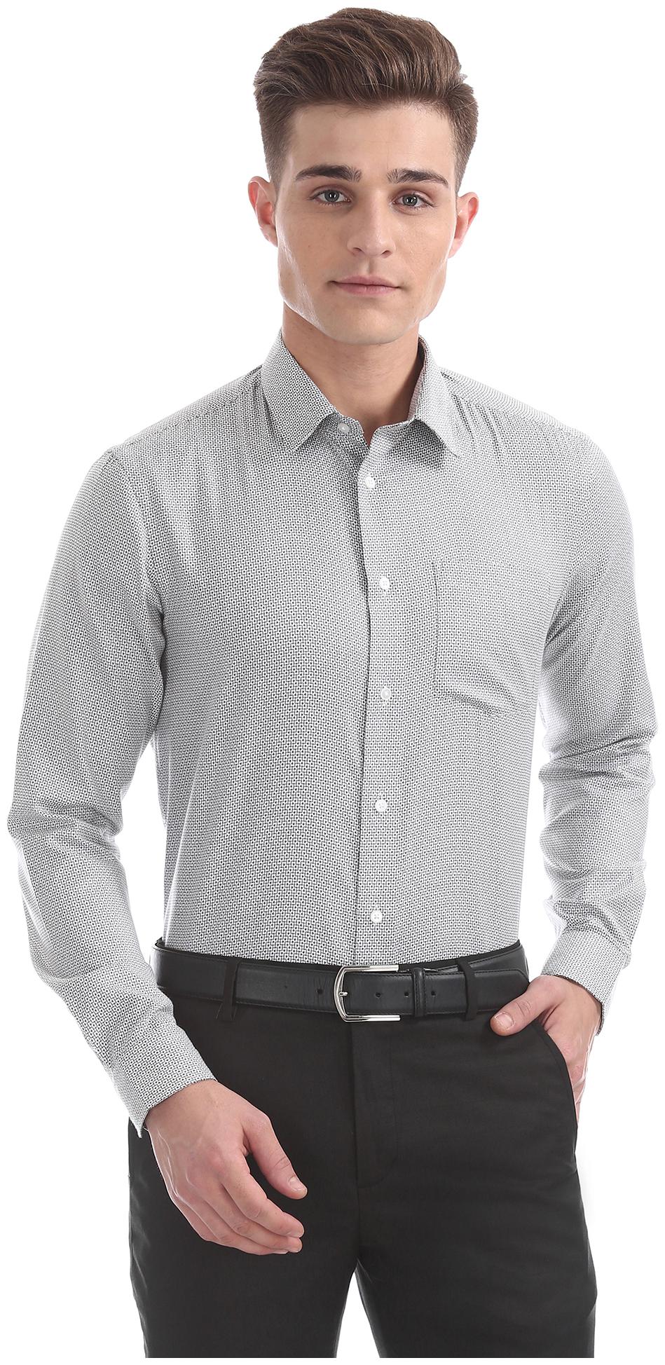 

Arrow Men Slim fit Formal Shirt - Grey