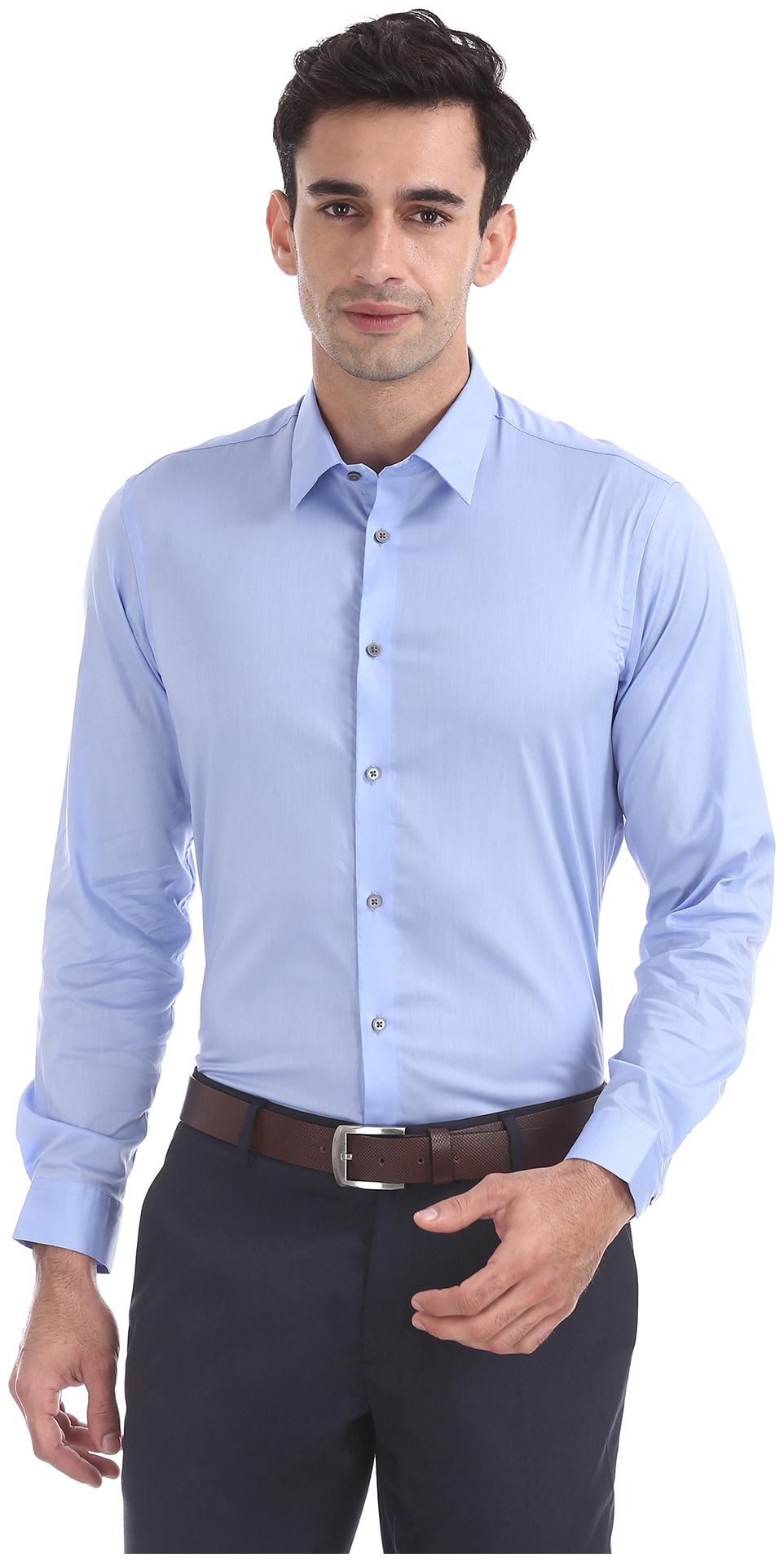 

Arrow Men Slim fit Formal Shirt - Blue