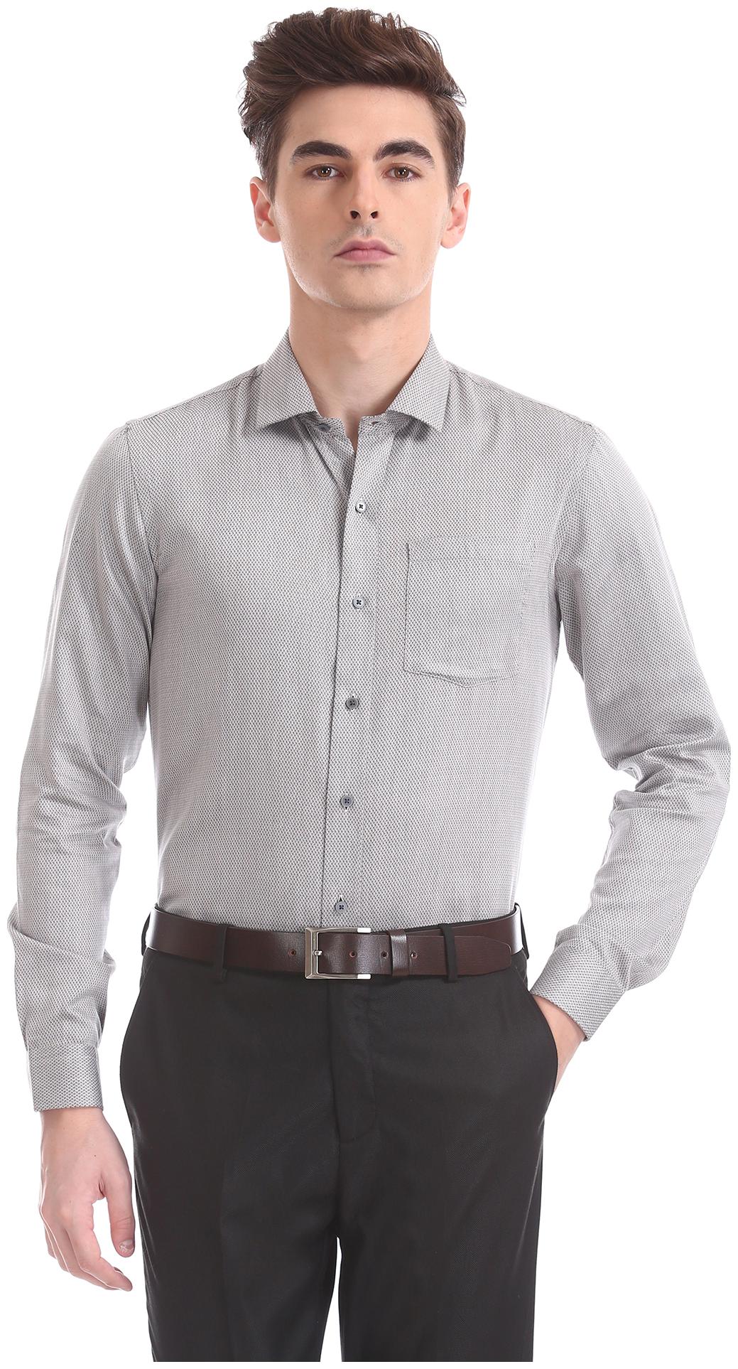 

Arrow Men Slim fit Formal Shirt - Grey