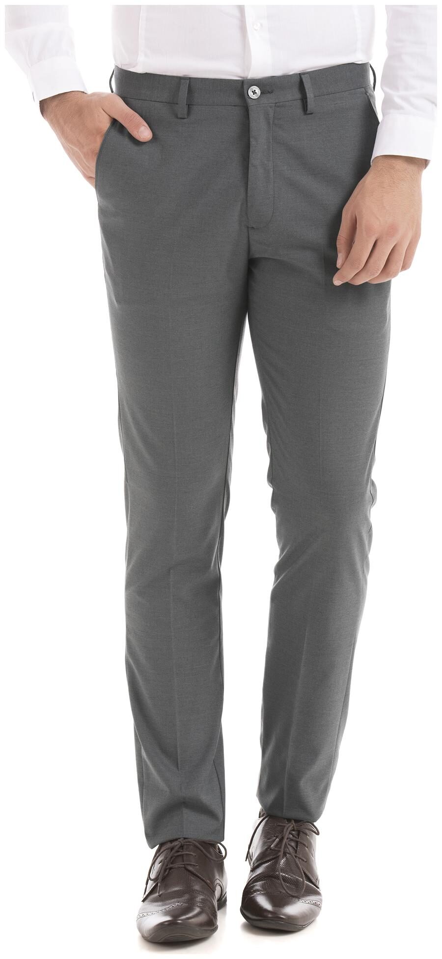 

Arrow Men Solid Slim Fit Formal Trouser - Grey