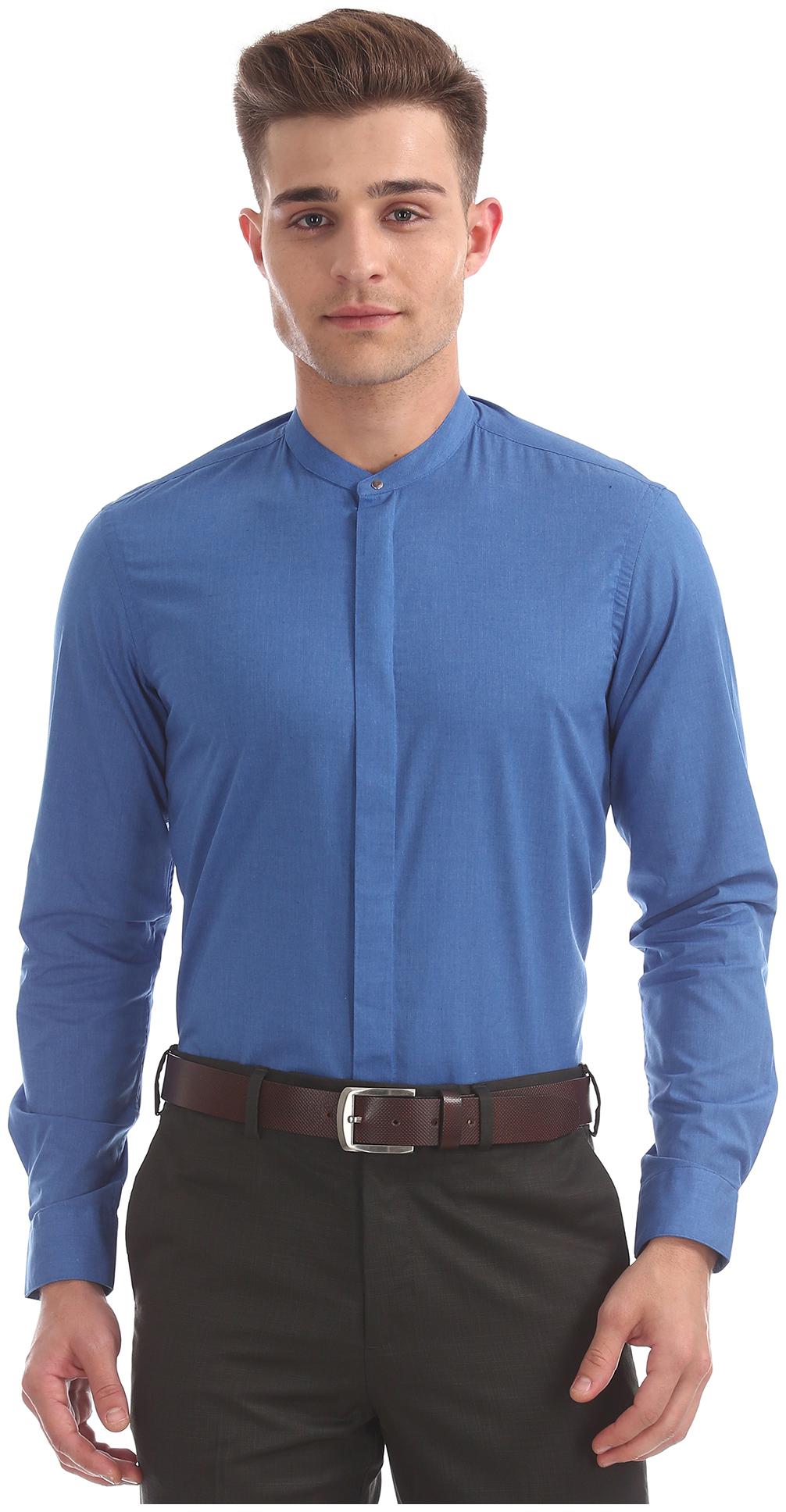 

Arrow Men Slim fit Formal Shirt - Blue