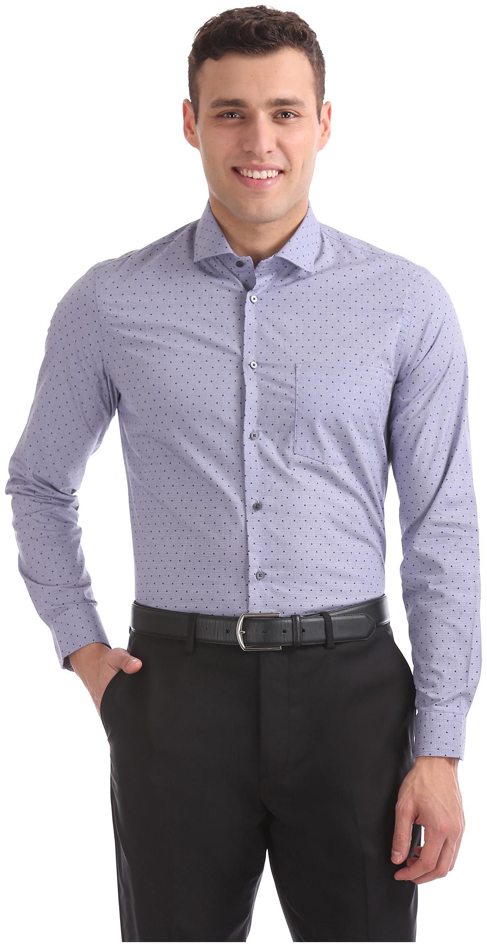 

Arrow Men Slim fit Formal Shirt - Blue