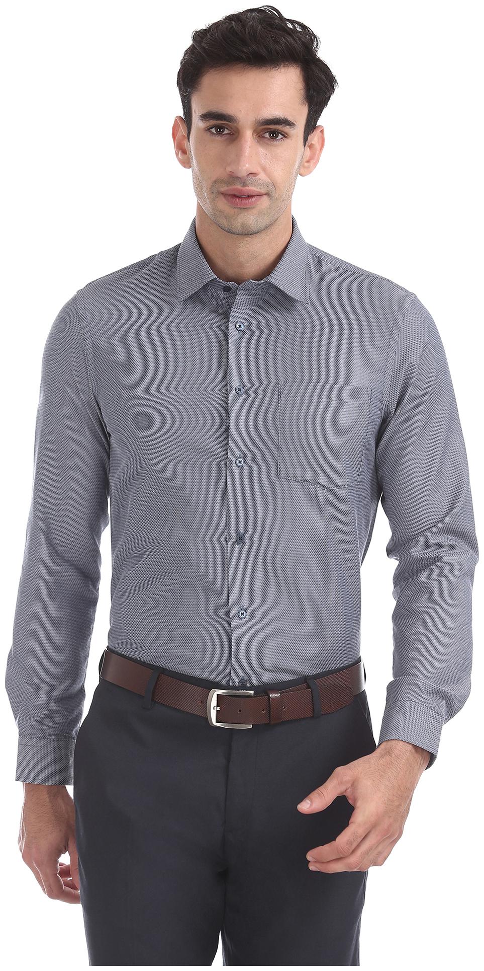 

Arrow Men Slim fit Formal Shirt - Blue
