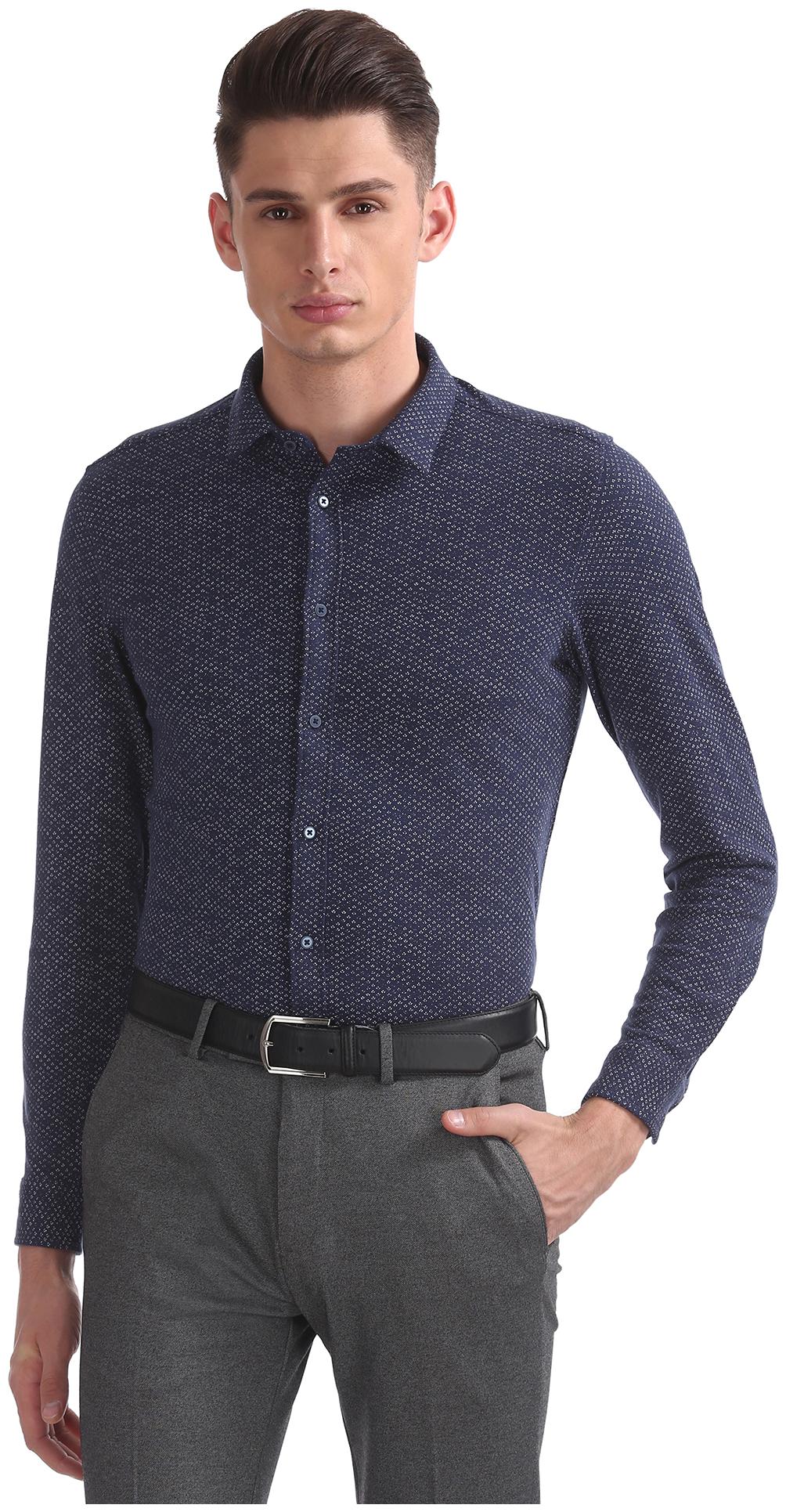 

Arrow Men Slim fit Formal Shirt - Blue