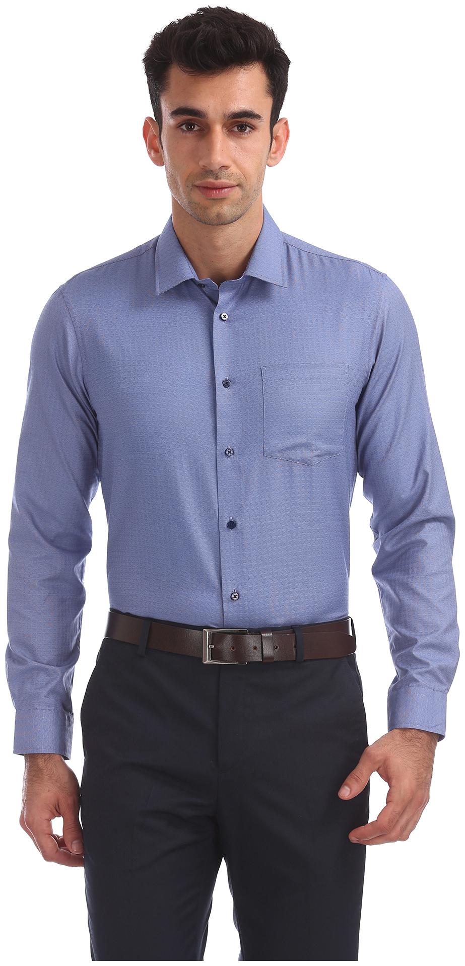 

Arrow Men Slim fit Formal Shirt - Blue