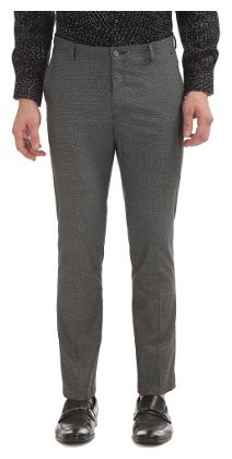

Arrow Men Solid Slim Fit Formal Trouser - Grey