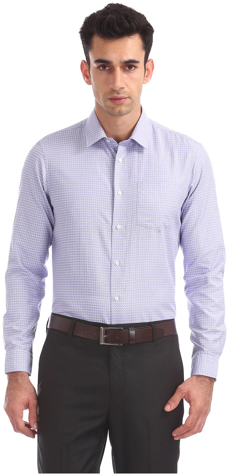 

Arrow Men Slim fit Formal Shirt - Purple