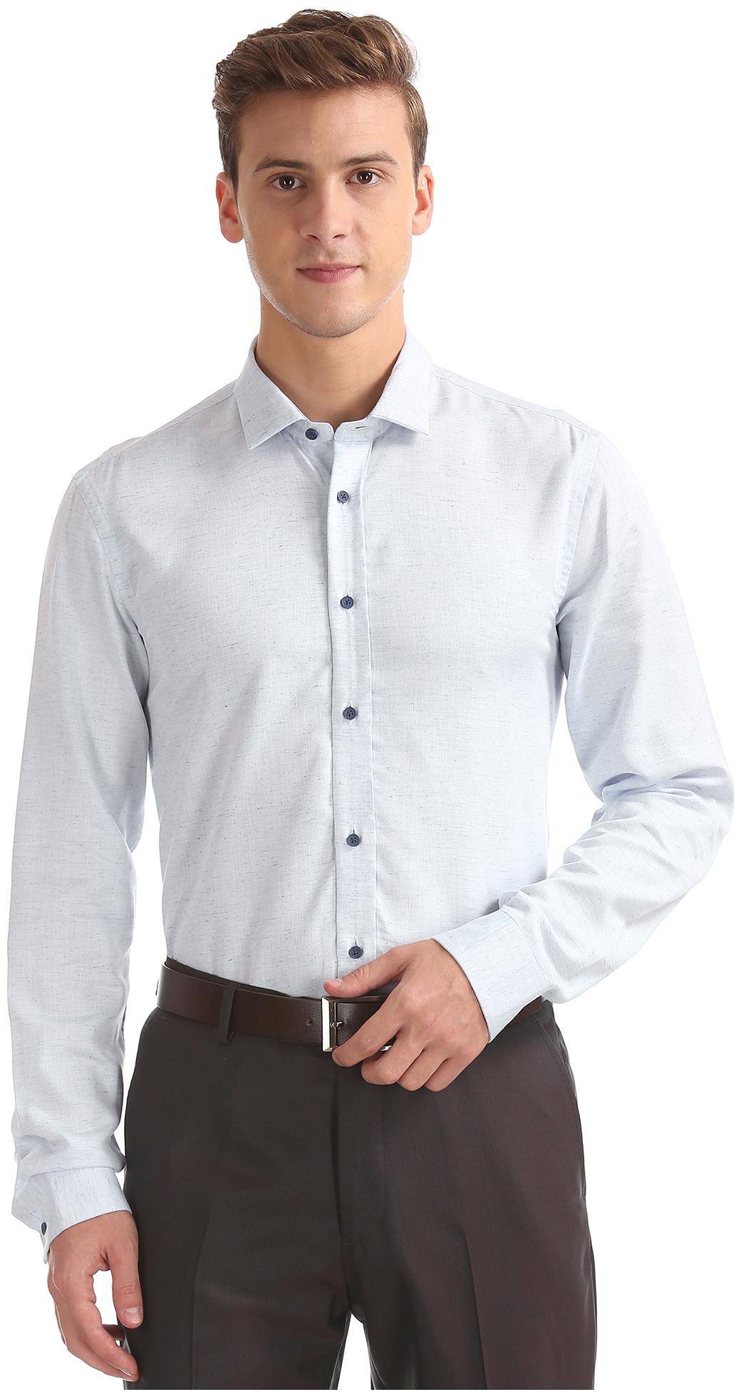 

Arrow Men Slim fit Formal Shirt - Blue