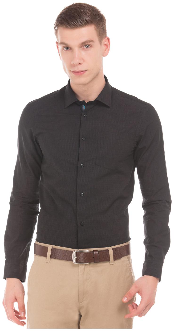 

Arrow Men Slim fit Formal Shirt - Black